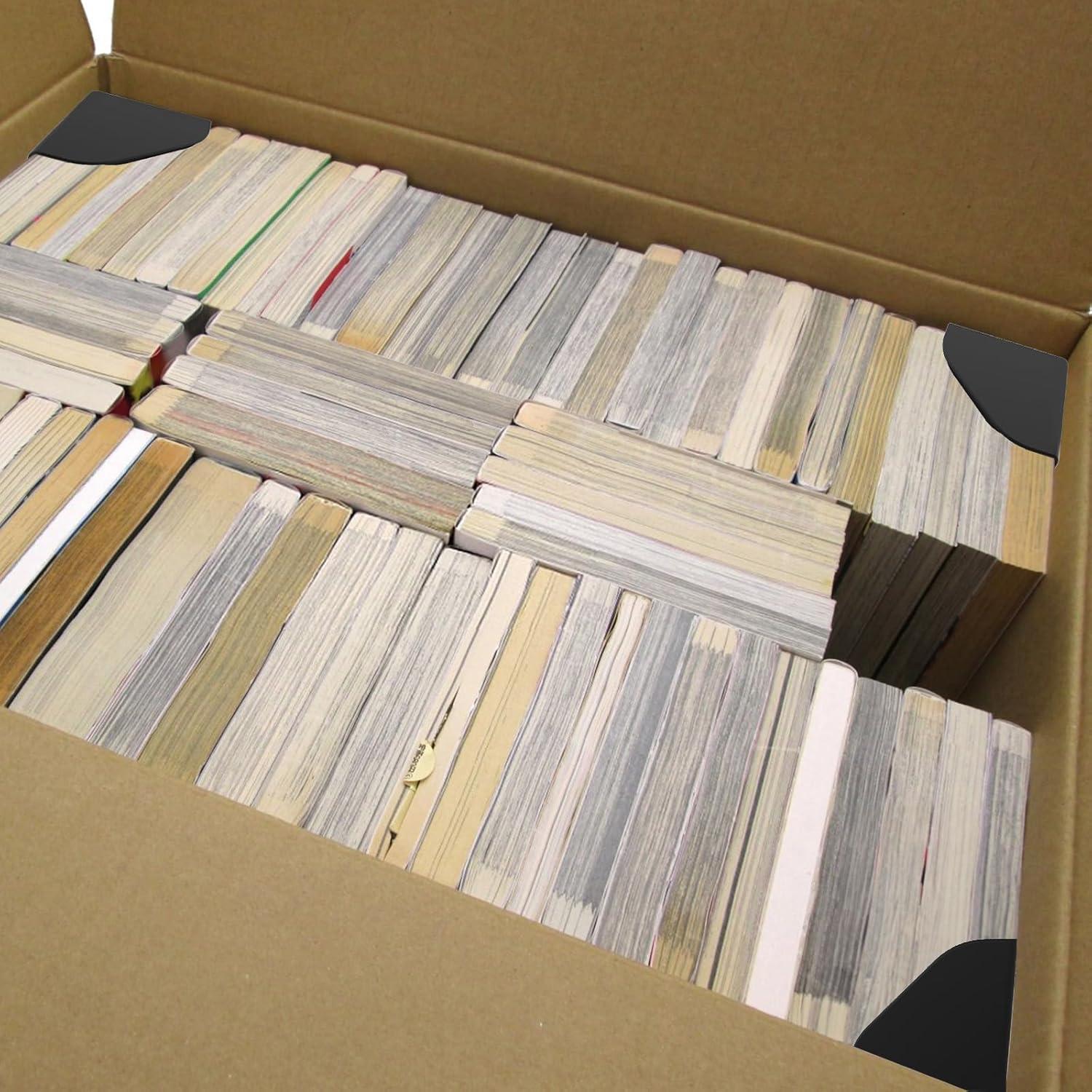 Protectores de Esquinas ZENFUN 200 Pcs Plástico Negro 60mm