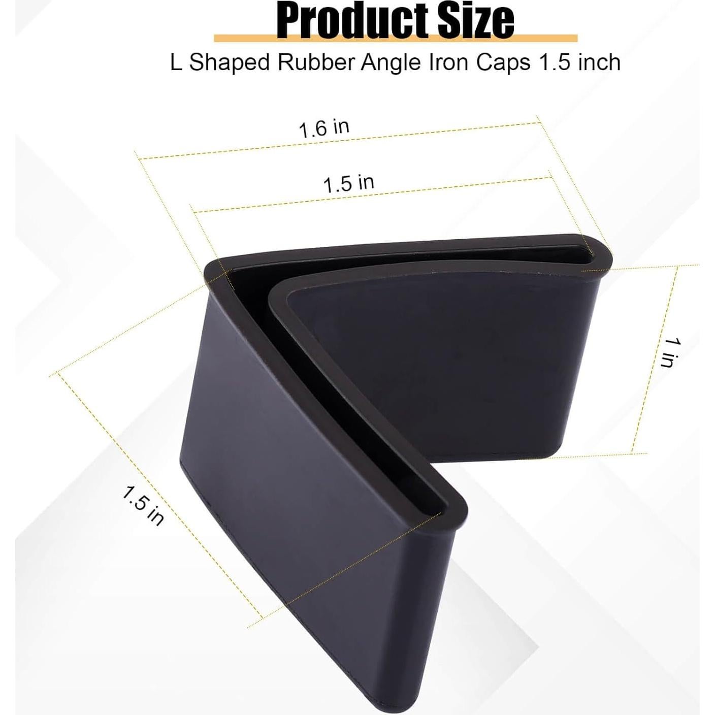 Protecciones de esquinas para marco de cama Fuoequl 2.54cm x 2.54cm