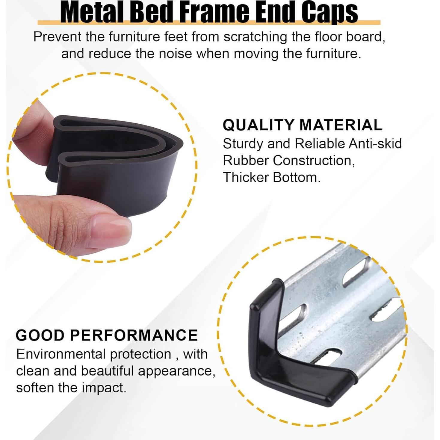 Protecciones de esquinas para marco de cama Fuoequl 2.54cm x 2.54cm