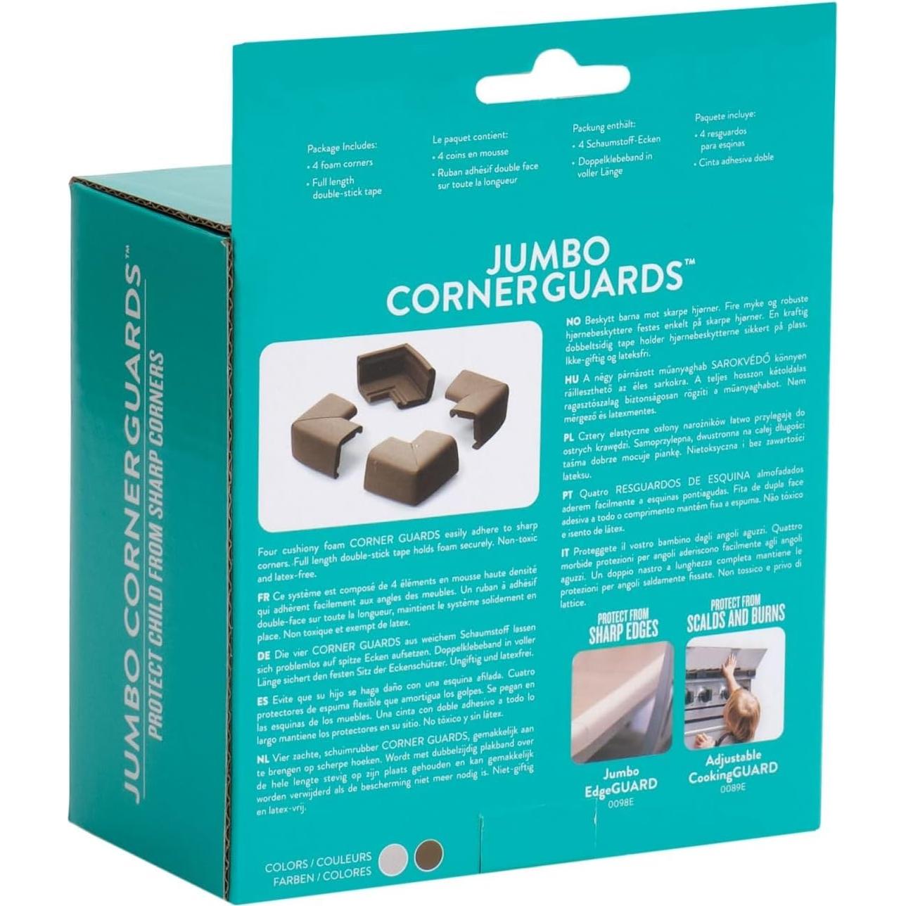 Protectores de Esquina Prince Lionheart Chocolate 4 Pzas