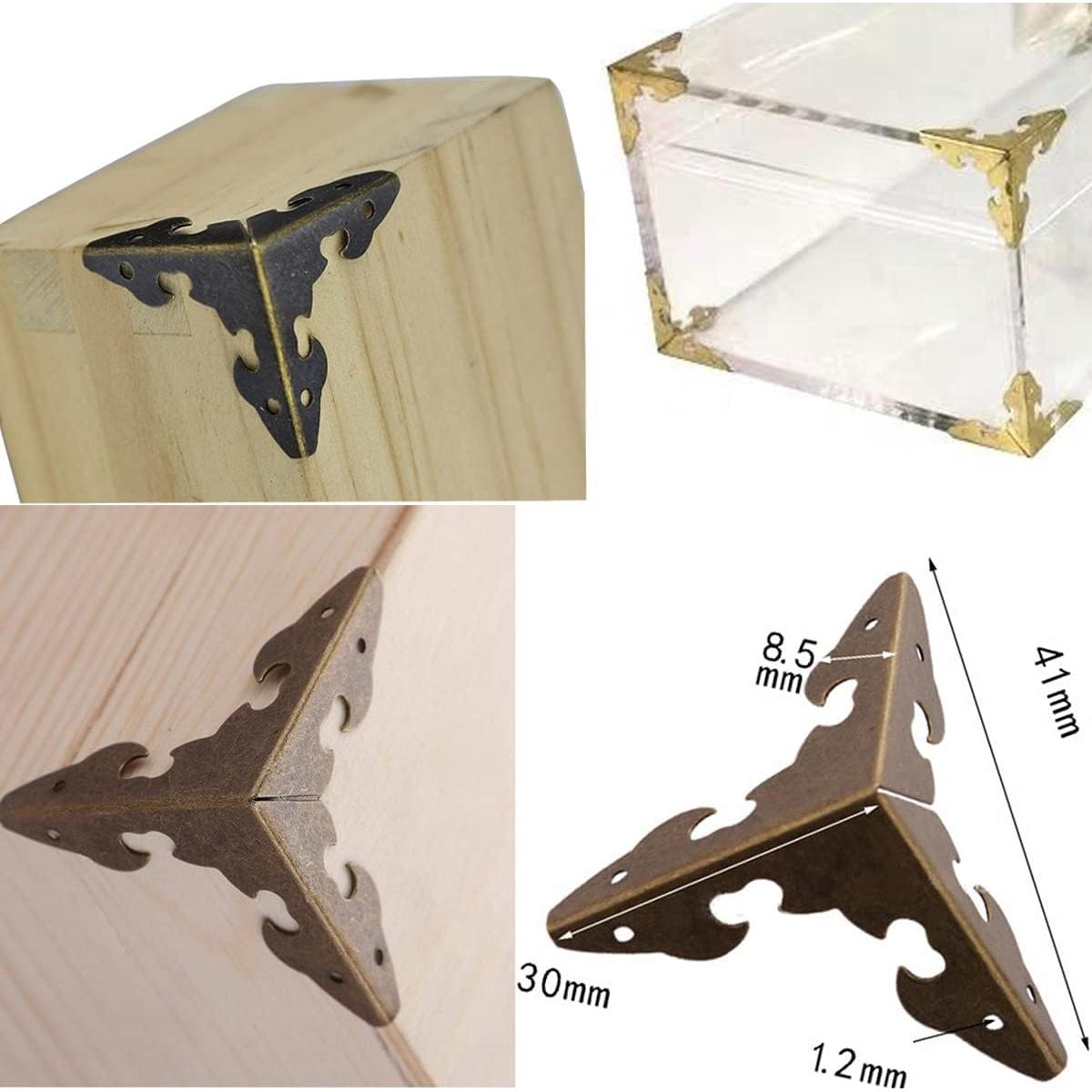 Protectores de Esquinas de Muebles WANLIAN Bronce 30mm 4pcs