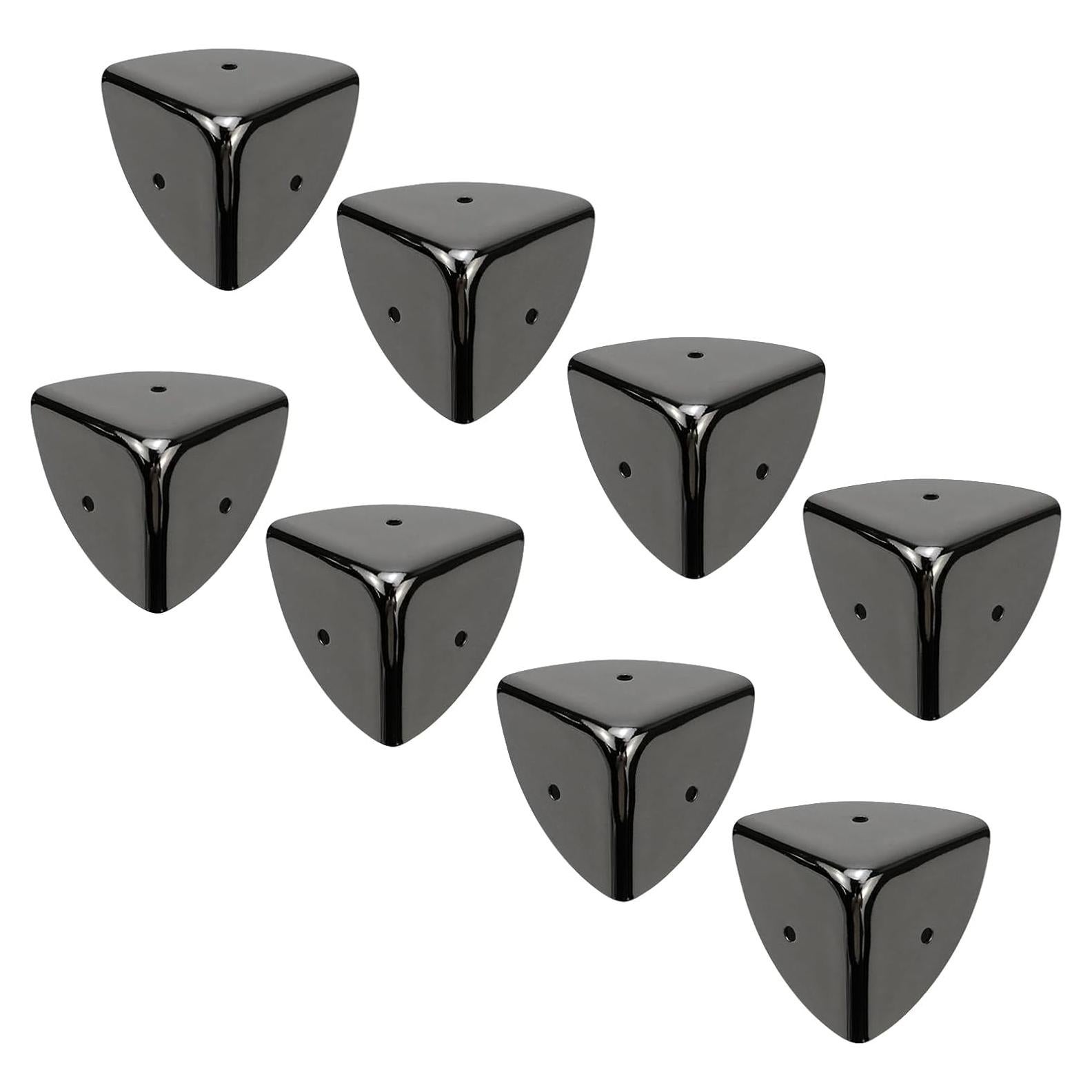 Protectores de Esquinas de Hierro T Tulead 39mm Plata Espejo 8PCS