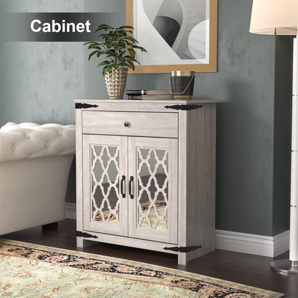 Guardias de Esquina Decorativas AKBFOX 15.5cm Metal Antioxidante