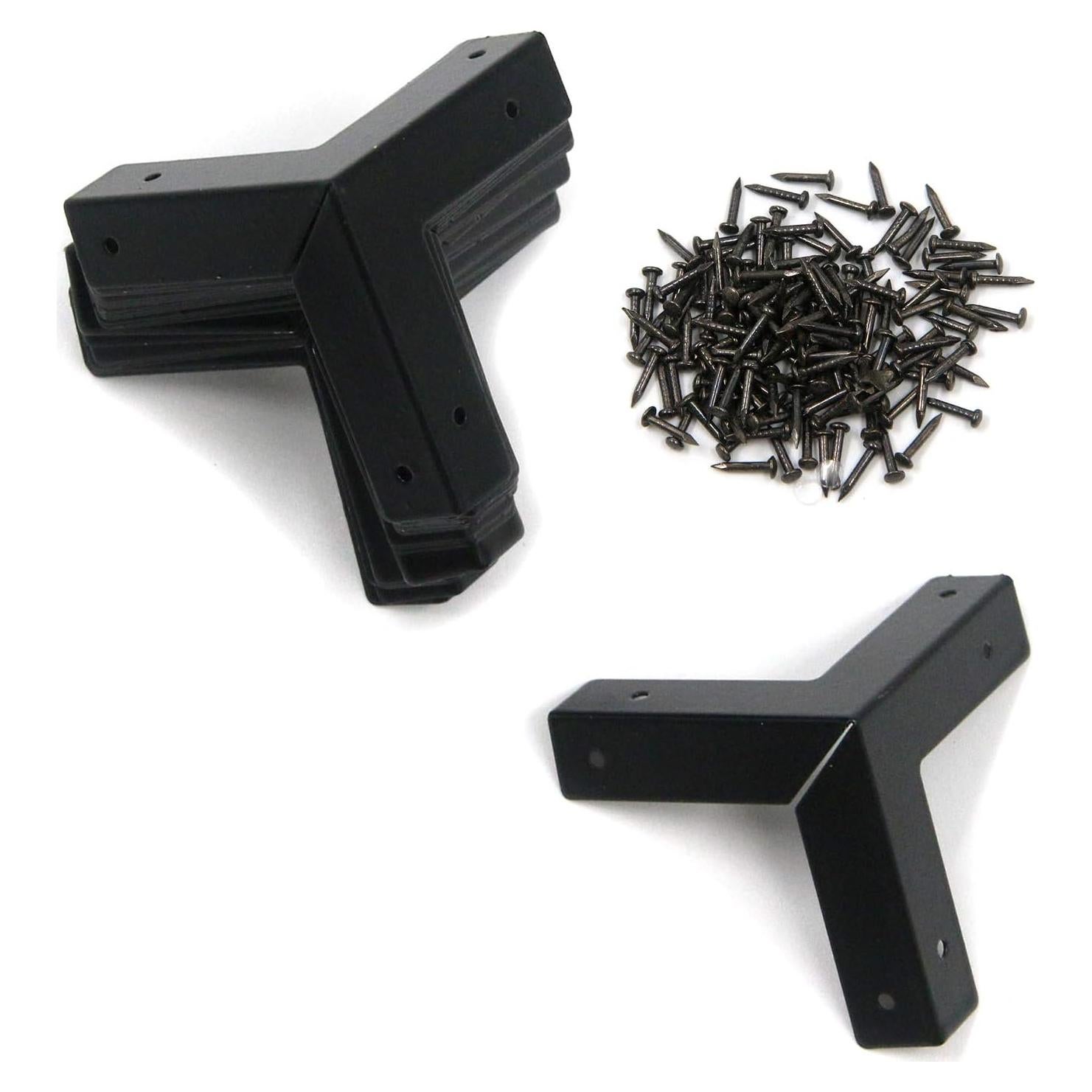 Protector de Esquina de Hierro T Tulead 33x9mm Negro 20PCS