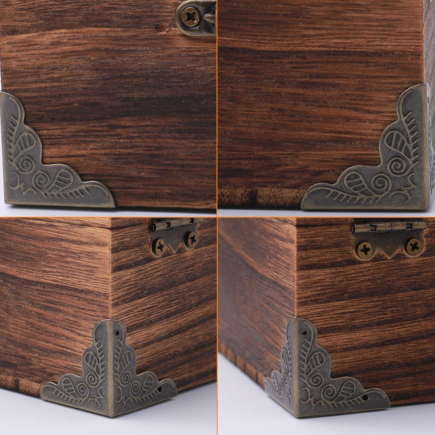 36 Esquinas Internas de Polvo Olldag para Escaleras de Madera 3.5 cm Bronce