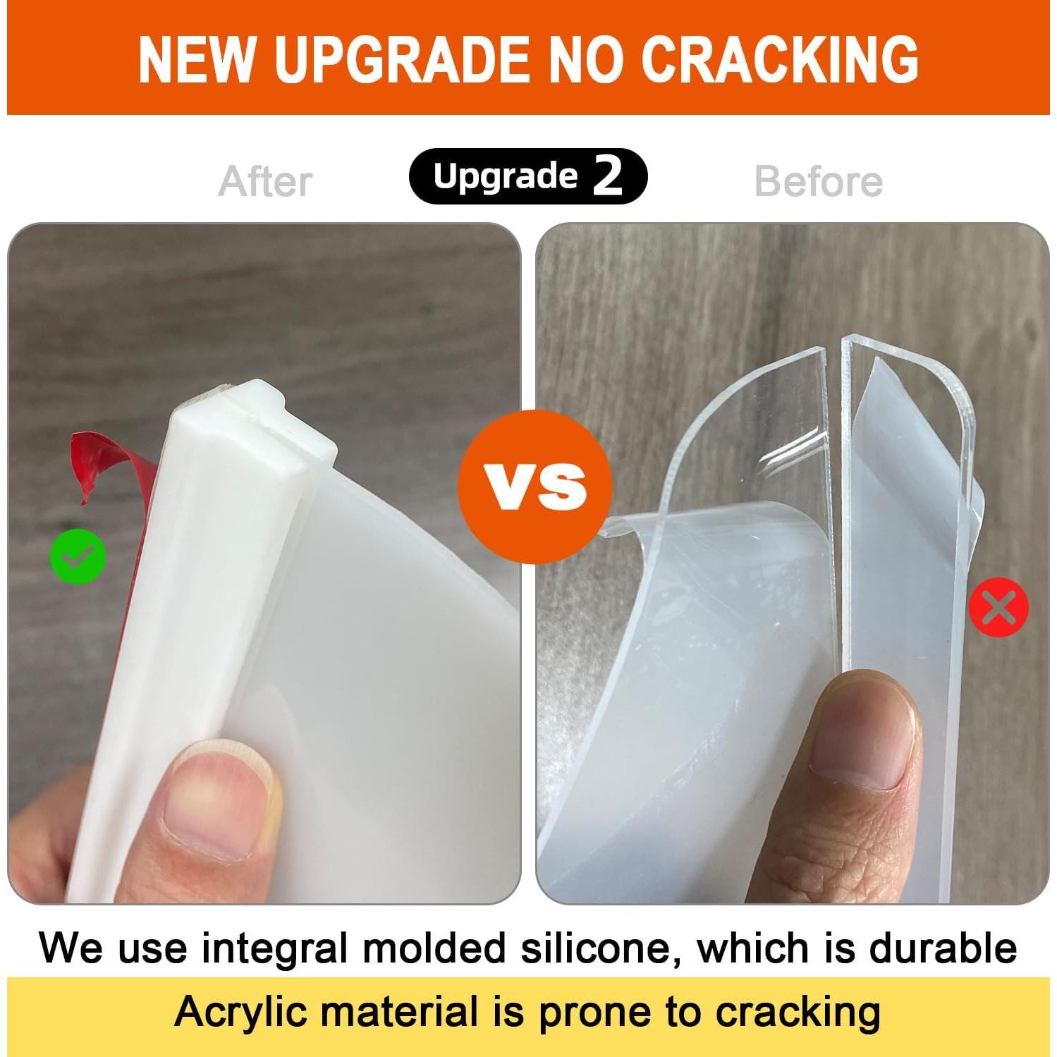 Guardia de Agua para Esquina de Ducha KOMOHOM - 2 Piezas