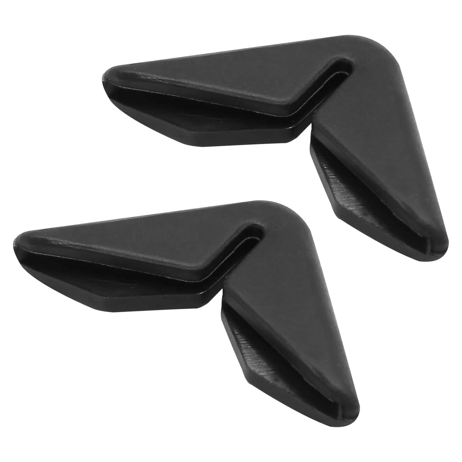 Protector de Borde de Puerta de Coche uxcell Negro 2 Piezas