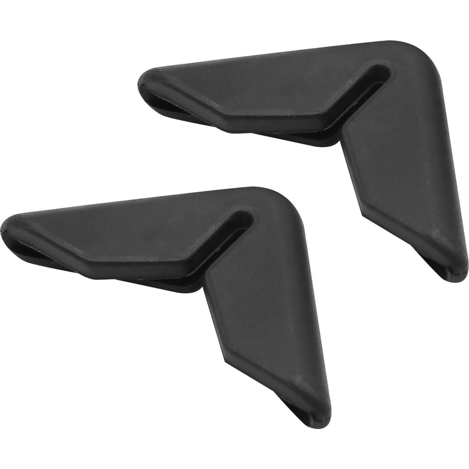 Protector de Borde de Puerta de Coche uxcell Negro 2 Piezas