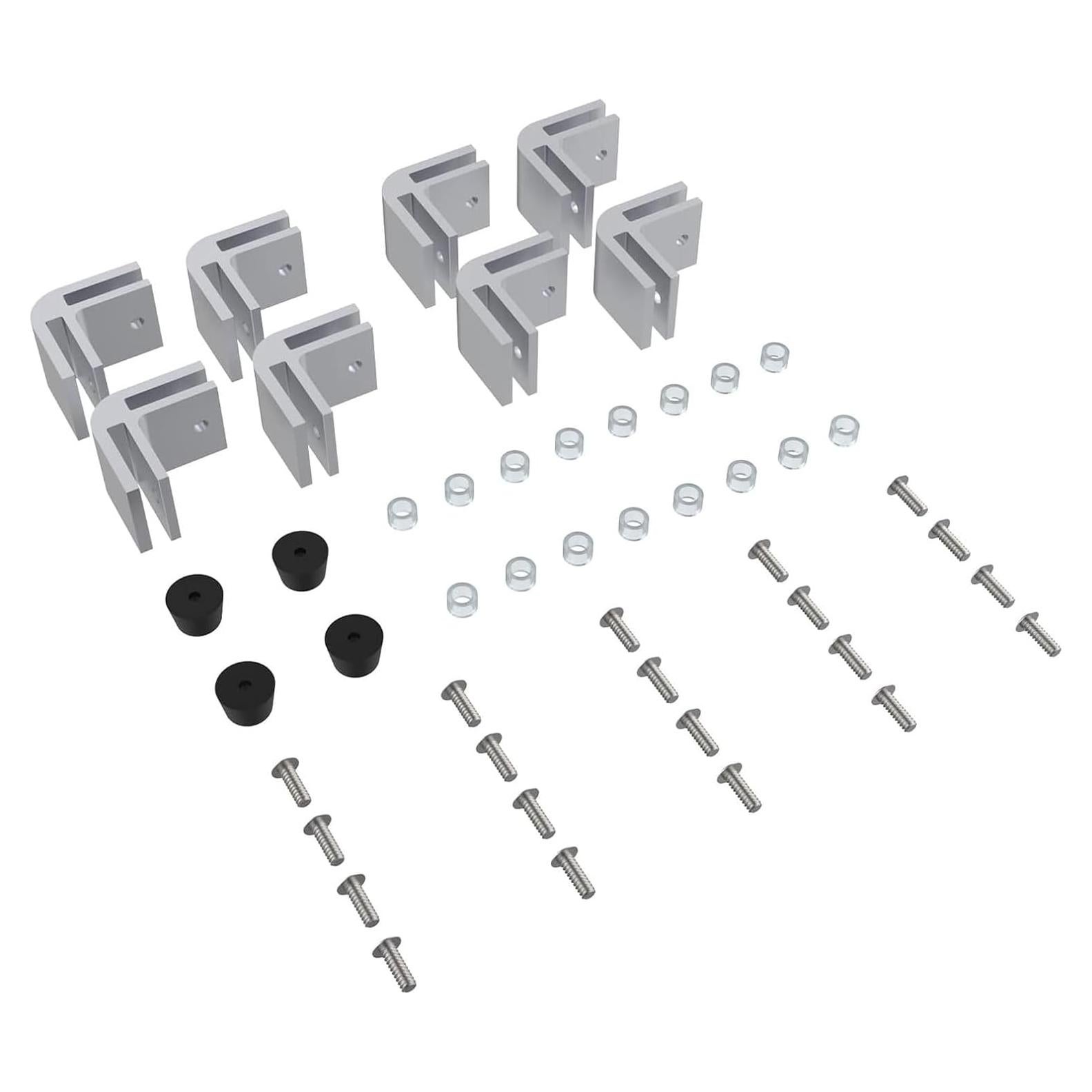 Kit de Conectores de Esquina BQMAX para Protector de Viento 8 Pcs