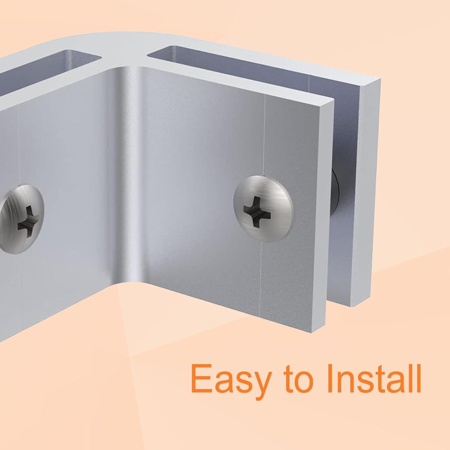 Kit de Conectores de Esquina BQMAX para Protector de Viento 8 Pcs