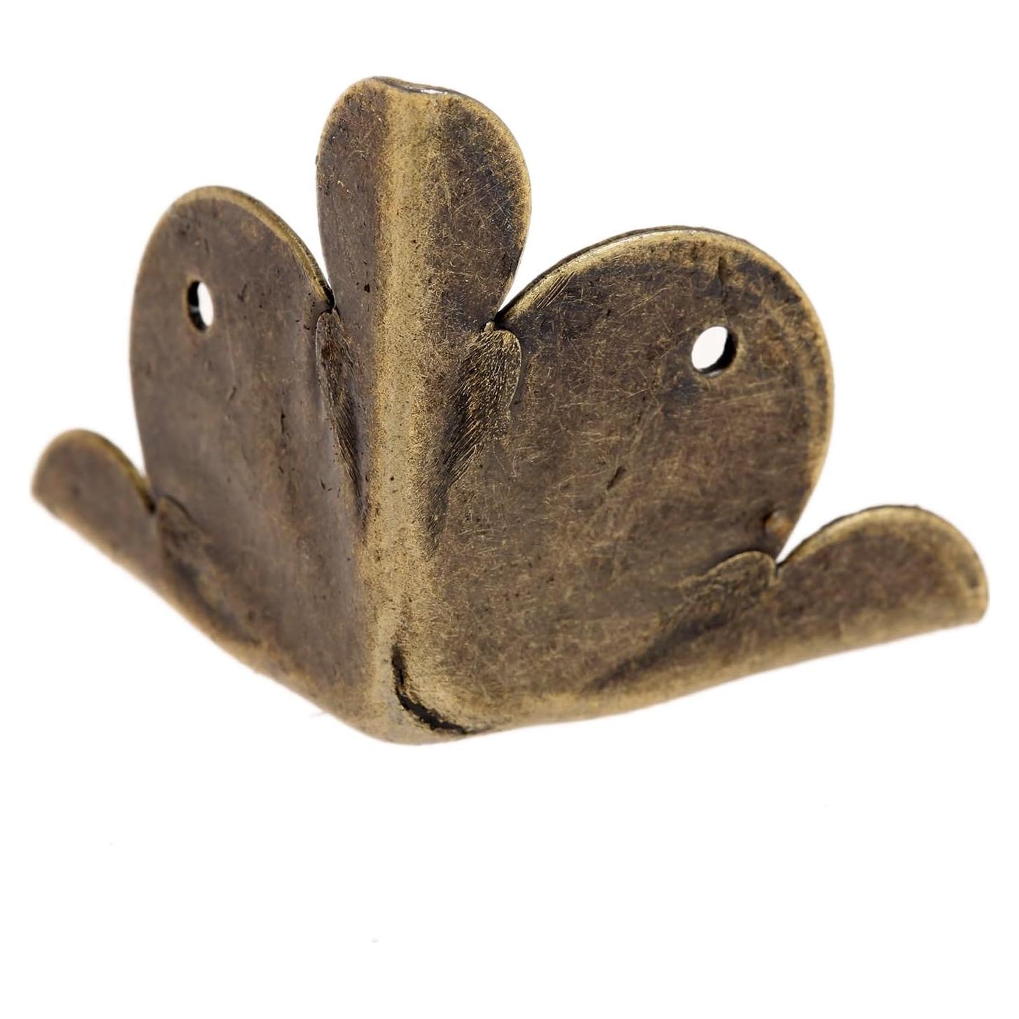 Protectores de Esquinas de Latón Antiguo Dophee 12 Pcs 30mm