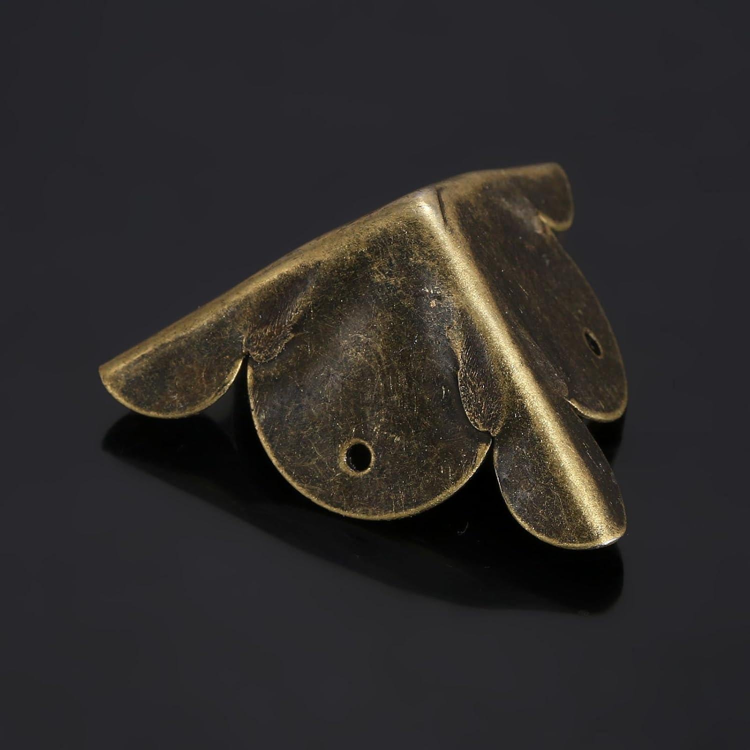 Protectores de Esquinas de Latón Antiguo Dophee 12 Pcs 30mm