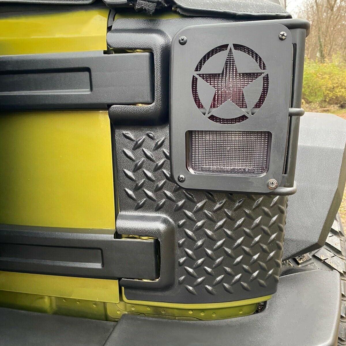 Protectores de Esquina Traseros ECOTRIC para Jeep Wrangler 2007-2018