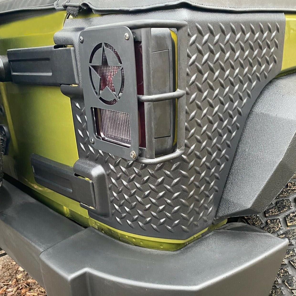 Protectores de Esquina Traseros ECOTRIC para Jeep Wrangler 2007-2018