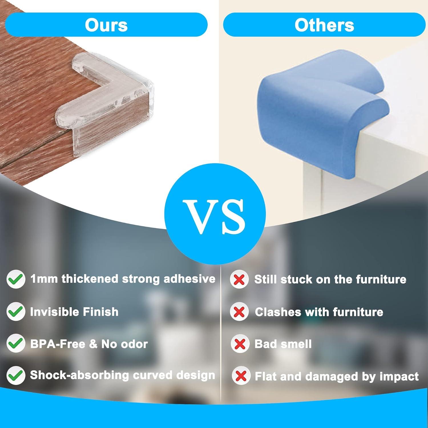 Protector de Esquinas VENGABY Pack 24 Piezas Transparente