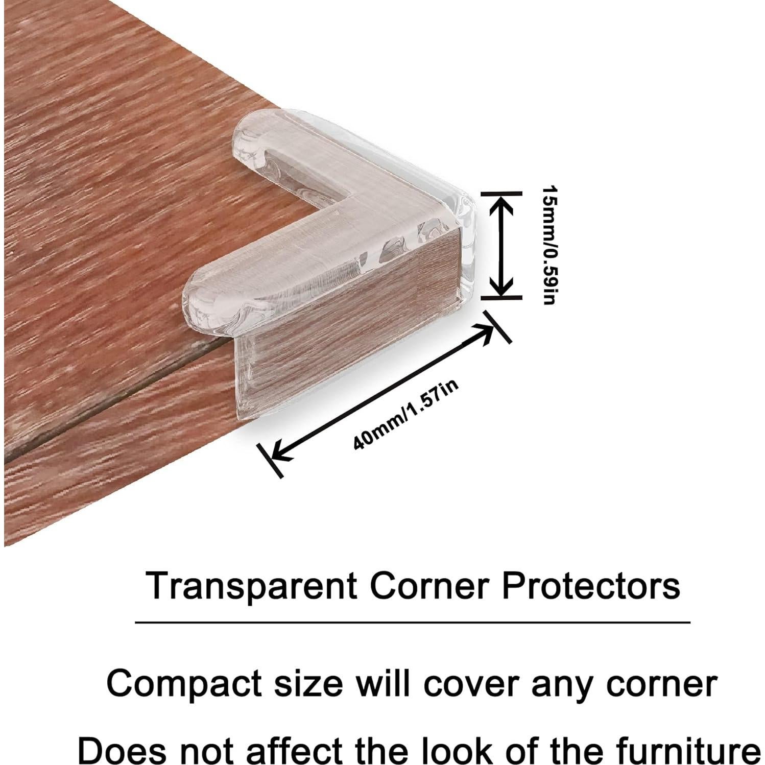 Protector de Esquinas VENGABY Pack 24 Piezas Transparente