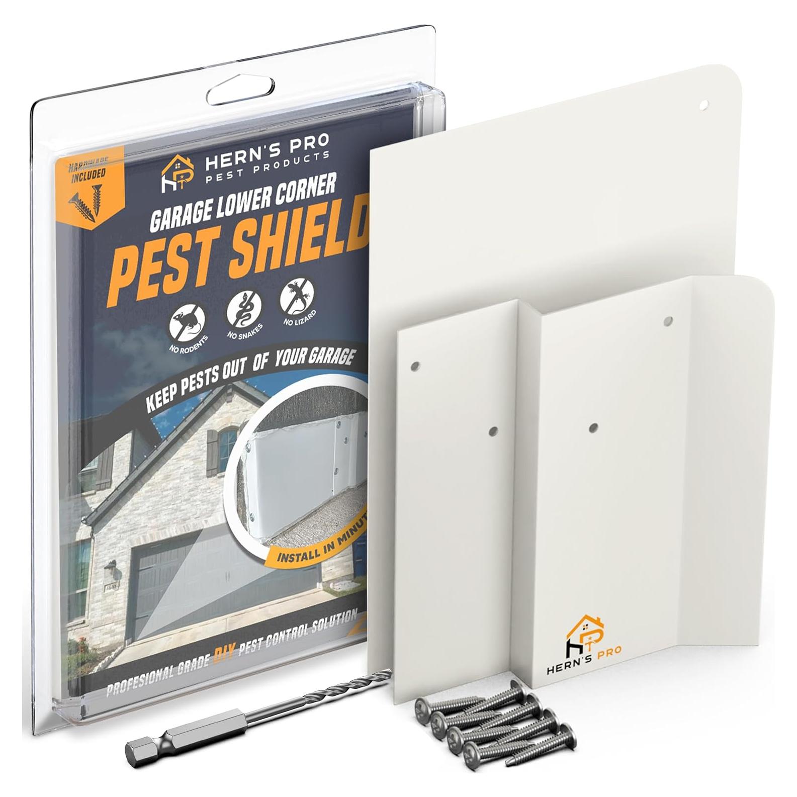 Escudo de Plagas Hern's Pro para Garaje - Barrera Aluminio 20x15 cm