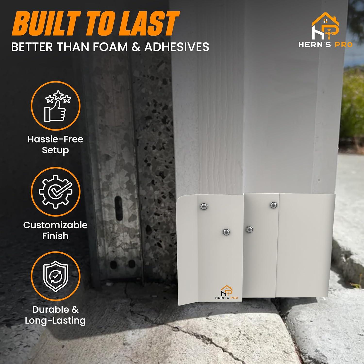 Escudo de Plagas Hern's Pro para Garaje - Barrera Aluminio 20x15 cm