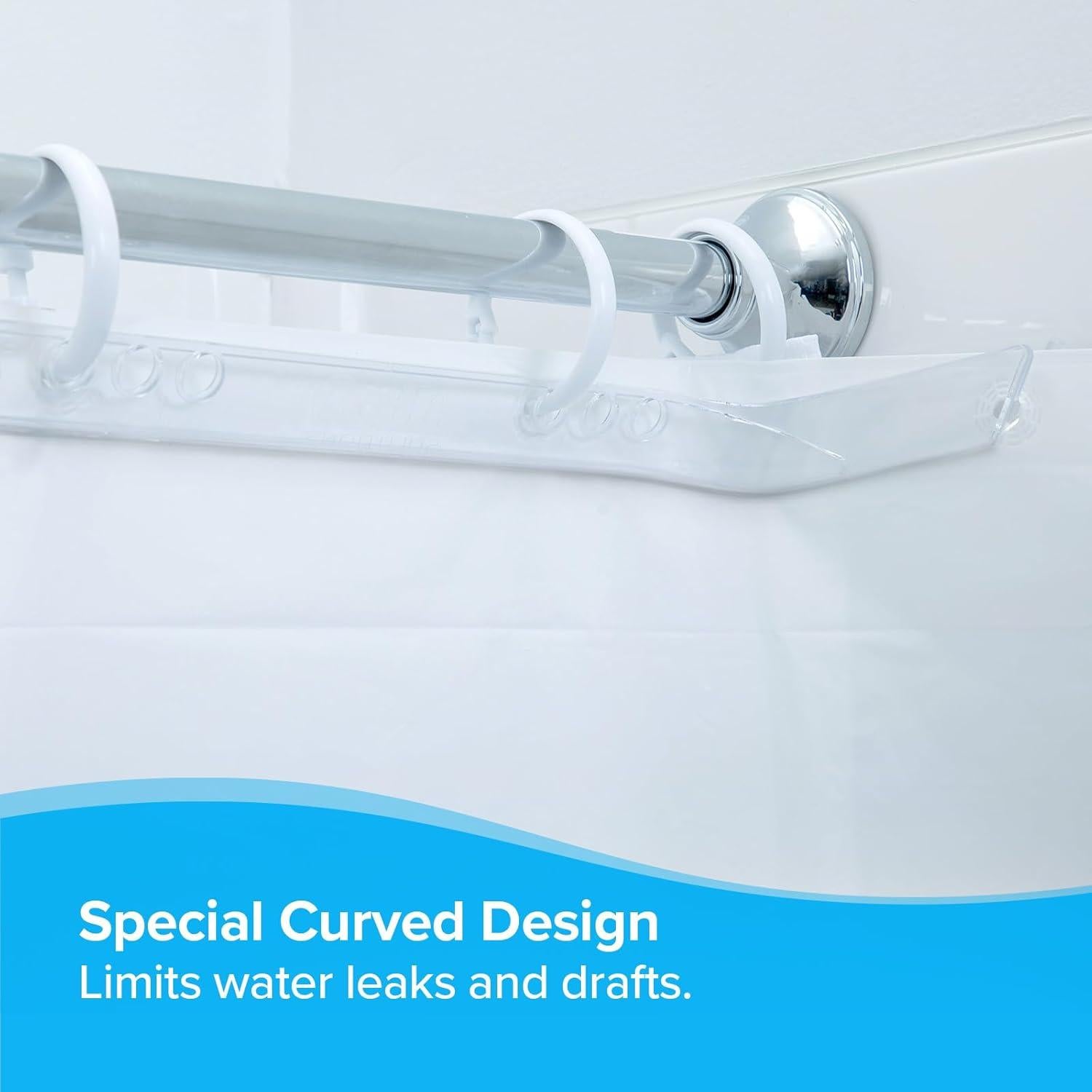 Guardia de Salpicaduras SlipX Solutions para Ducha - 2 Piezas