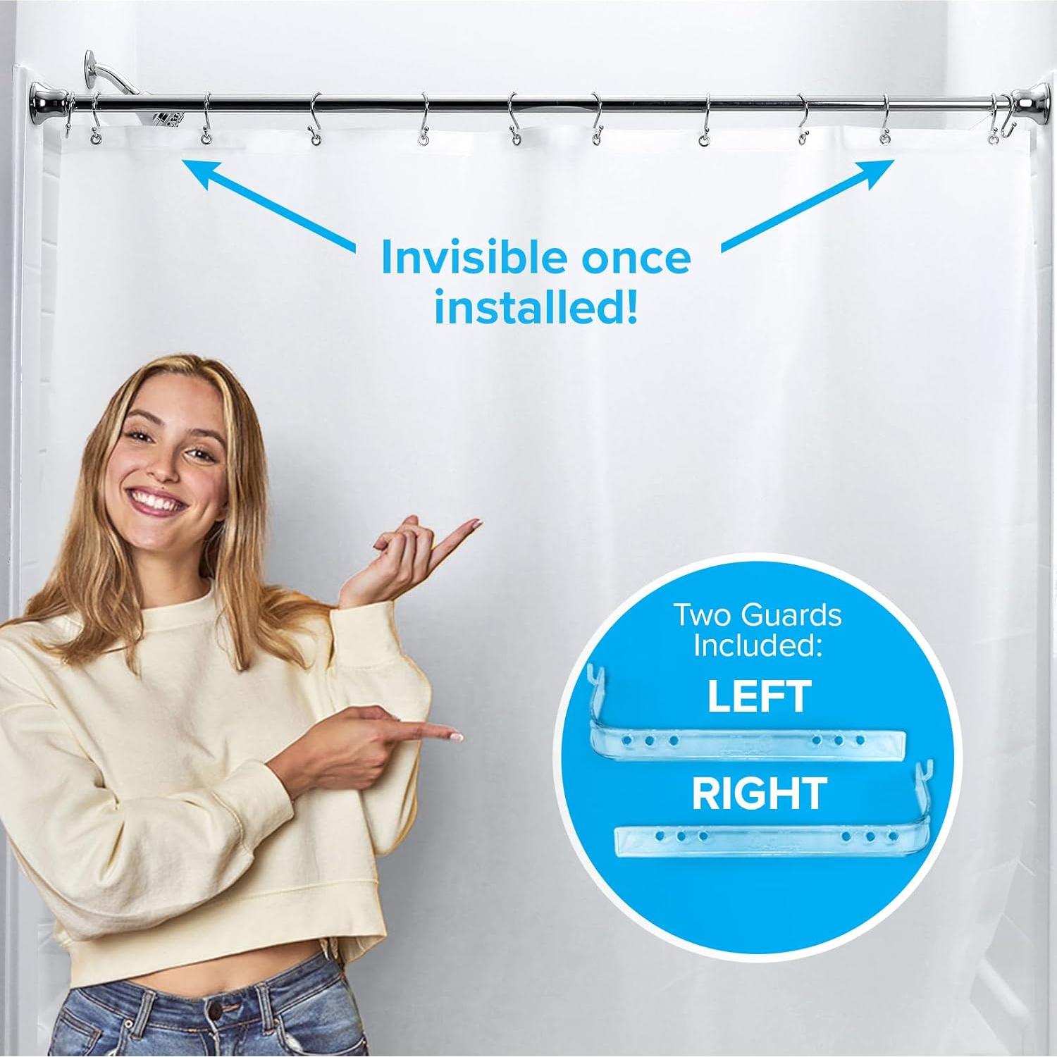 Guardia de Salpicaduras SlipX Solutions para Ducha - 2 Piezas