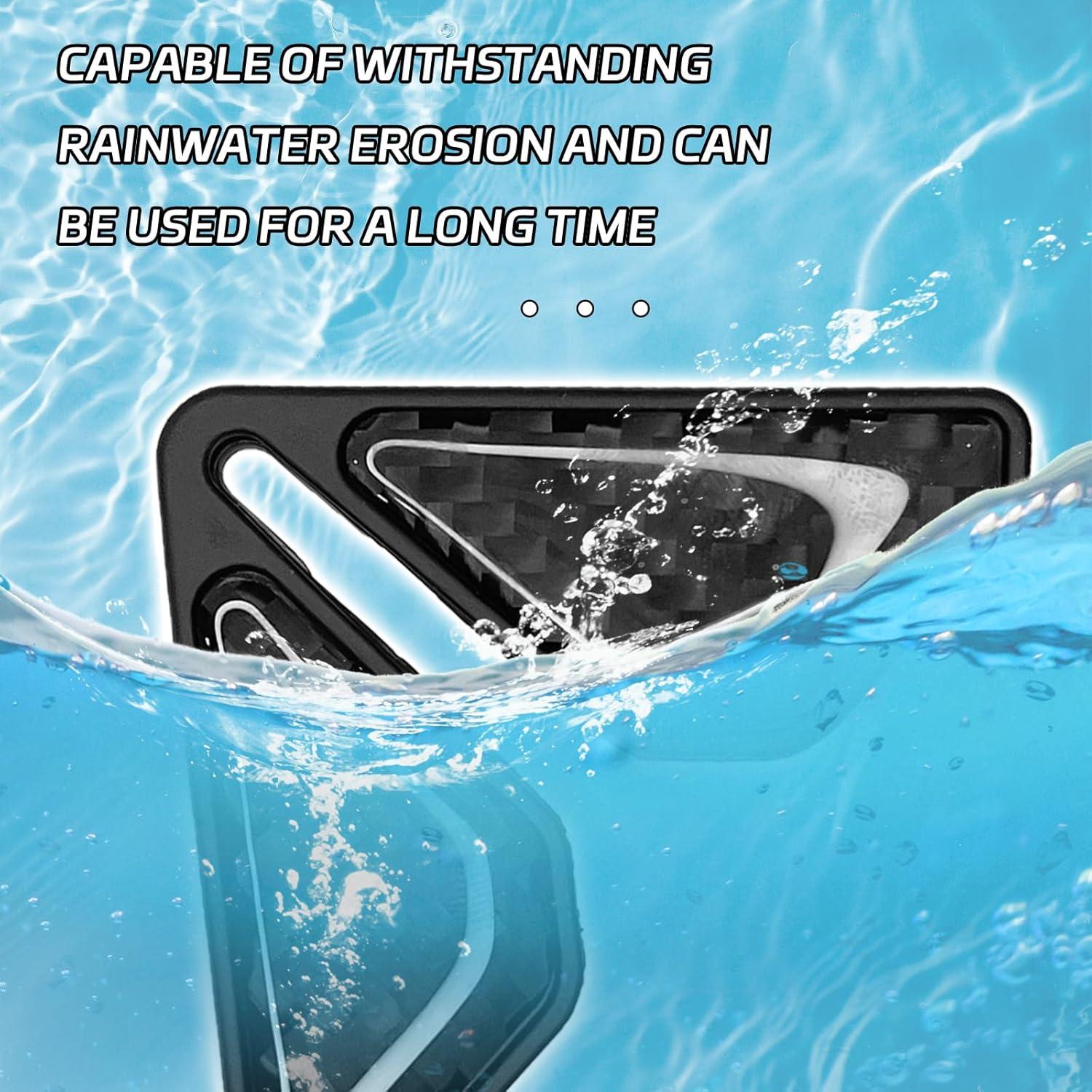 Protectores de Bordes de Puerta SamWinGear Carbono Negro 2PCS