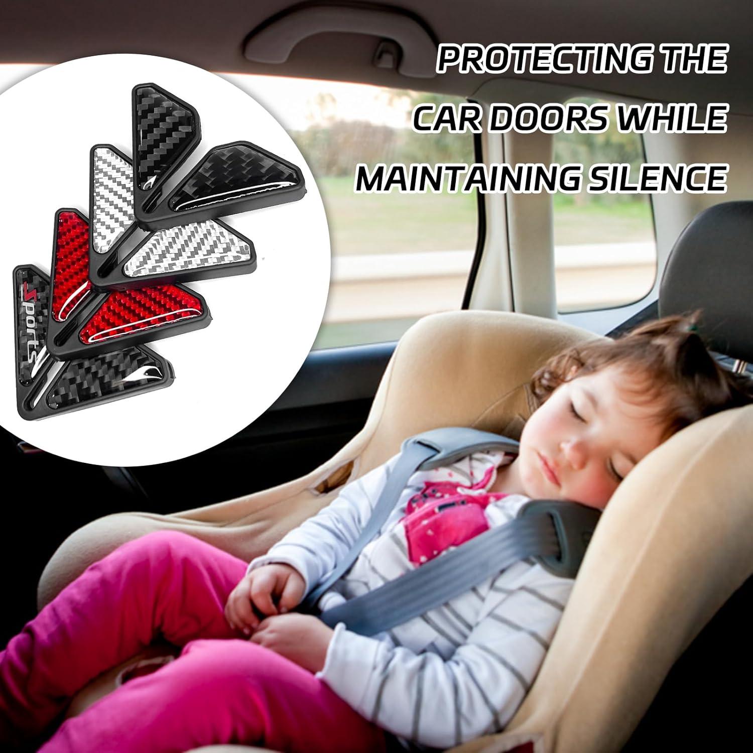 Protectores de Bordes de Puerta SamWinGear Carbono Negro 2PCS