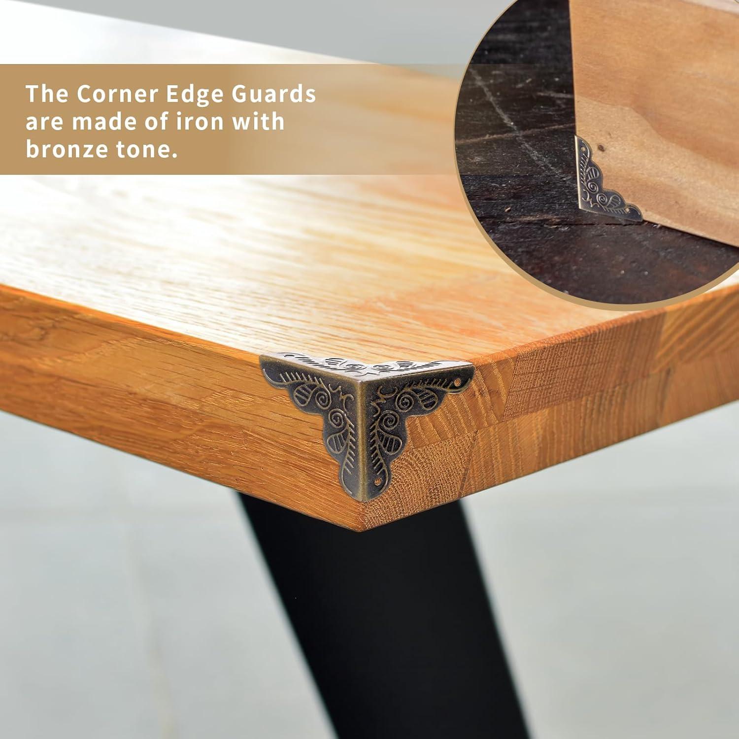 12 Esquinas Decorativas Antiguas Mozeat Lens Bronce 2.5cm