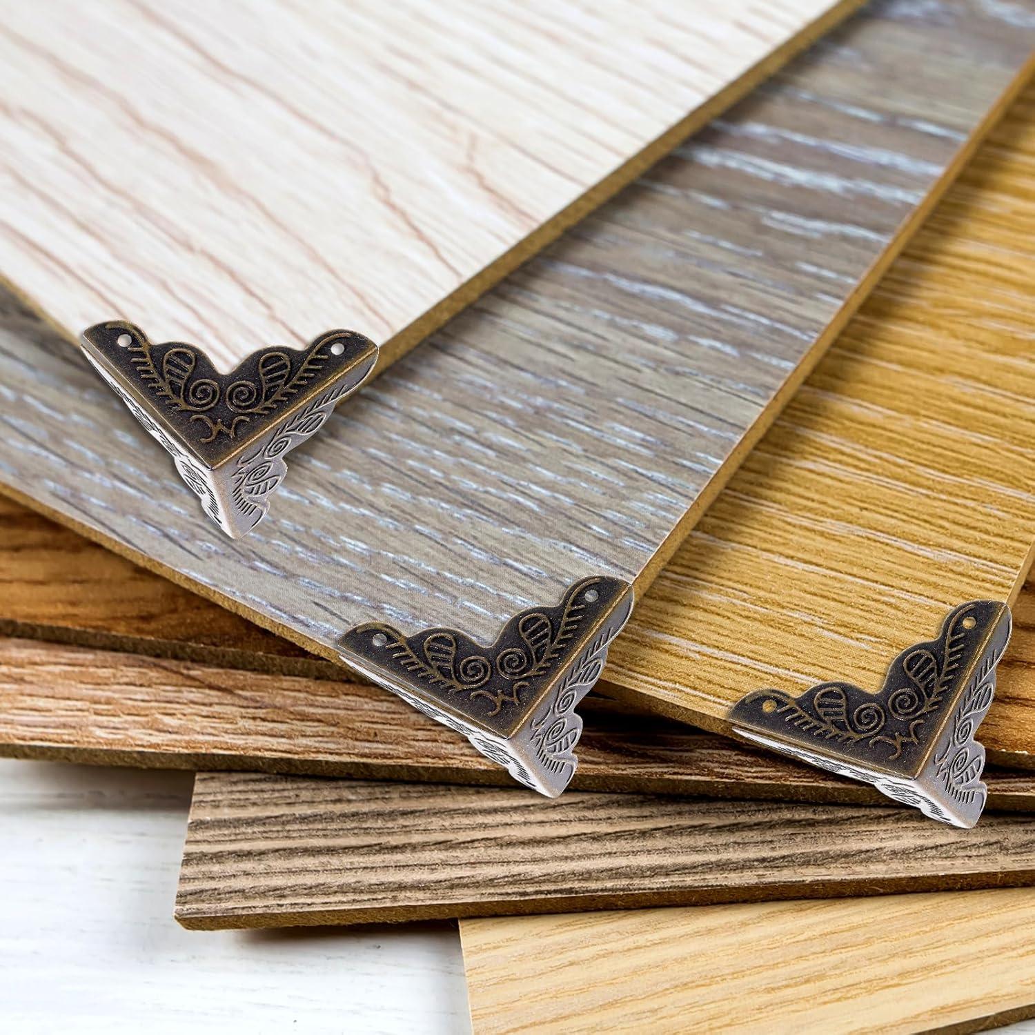 12 Esquinas Decorativas Antiguas Mozeat Lens Bronce 2.5cm