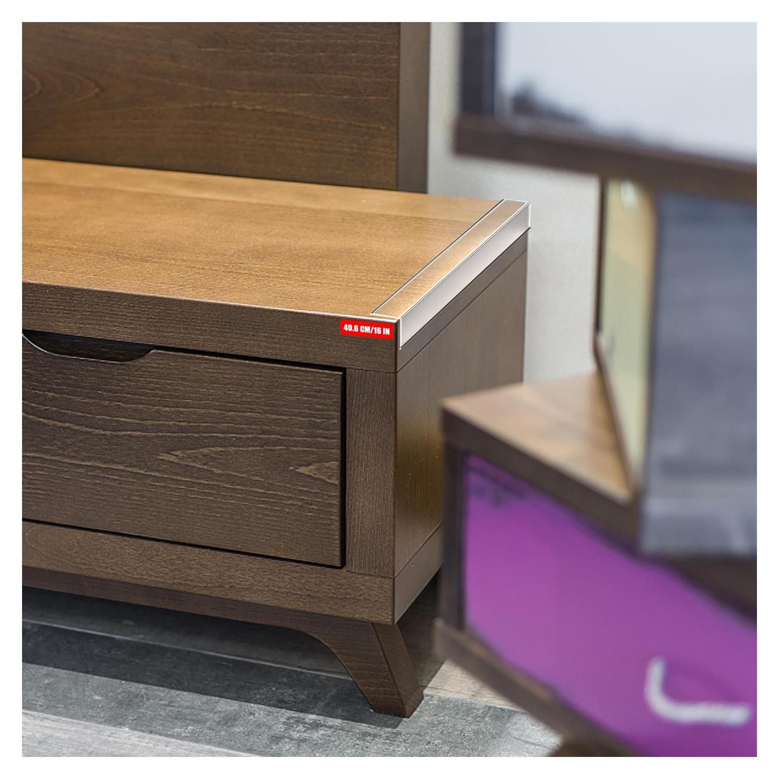 Protectores de Esquinas Transparentes Frychee - 5 Piezas 40.6 cm