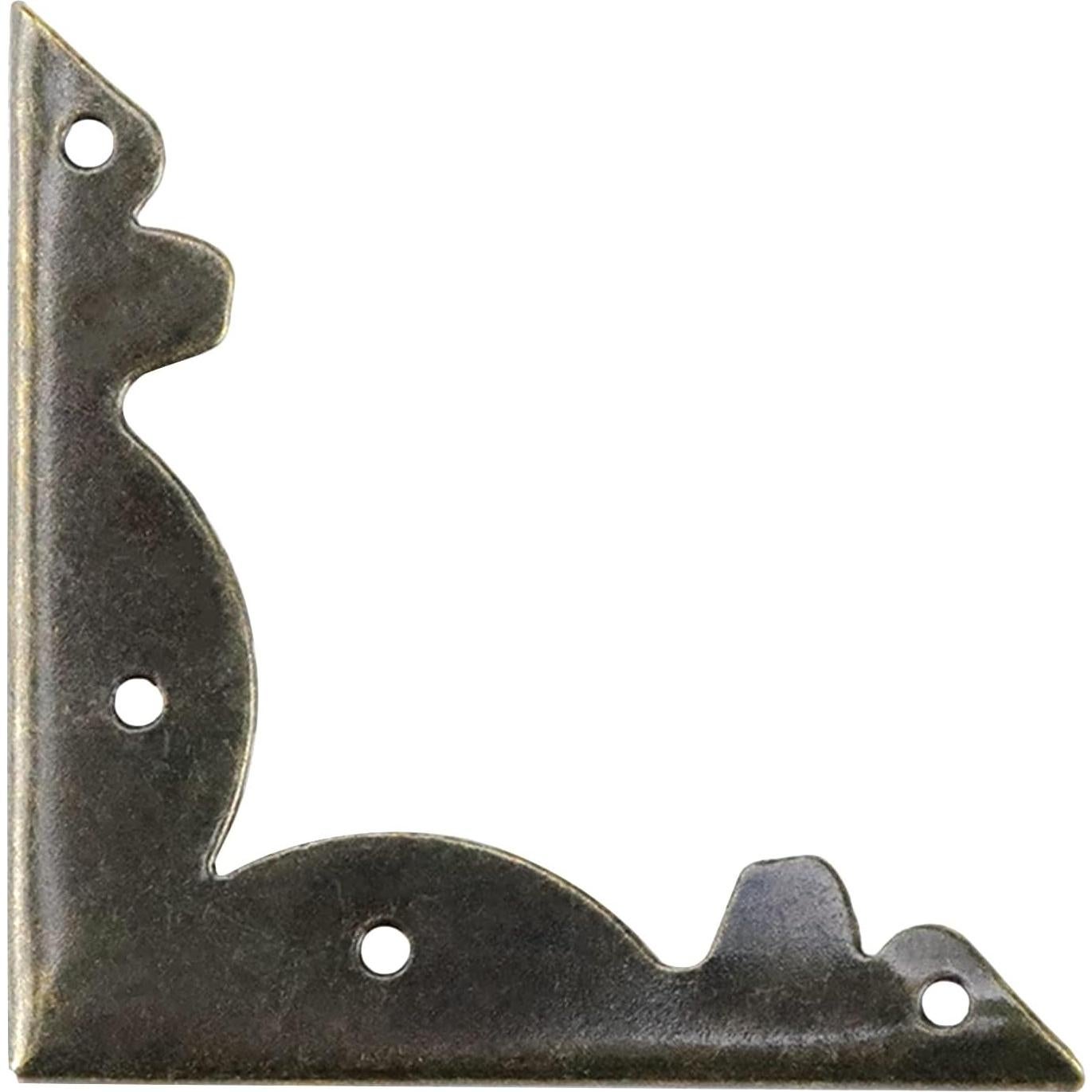 Protectores de Esquinas Metálicos T Tulead 20PCS Bronce 46x46mm