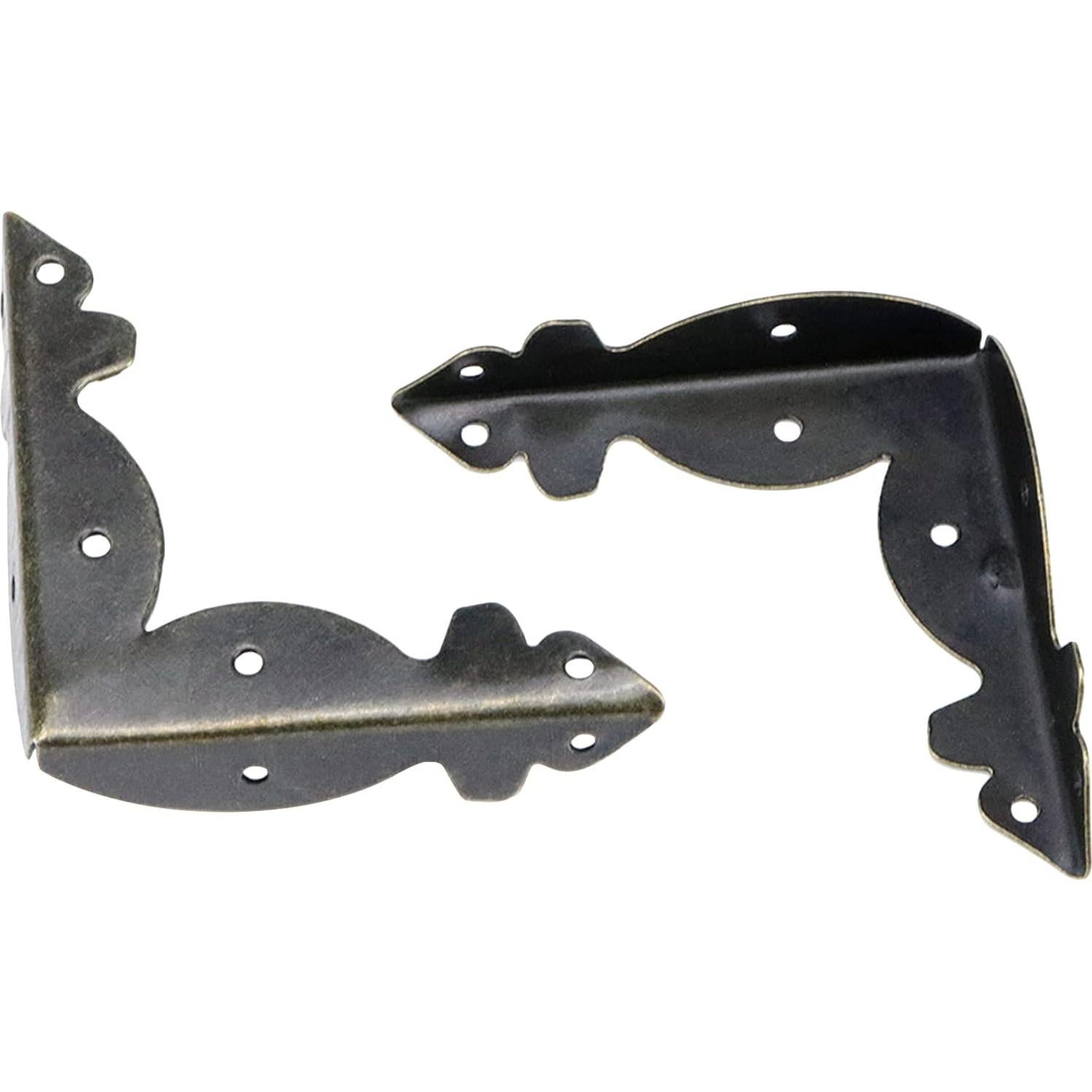 Protectores de Esquinas Metálicos T Tulead 20PCS Bronce 46x46mm