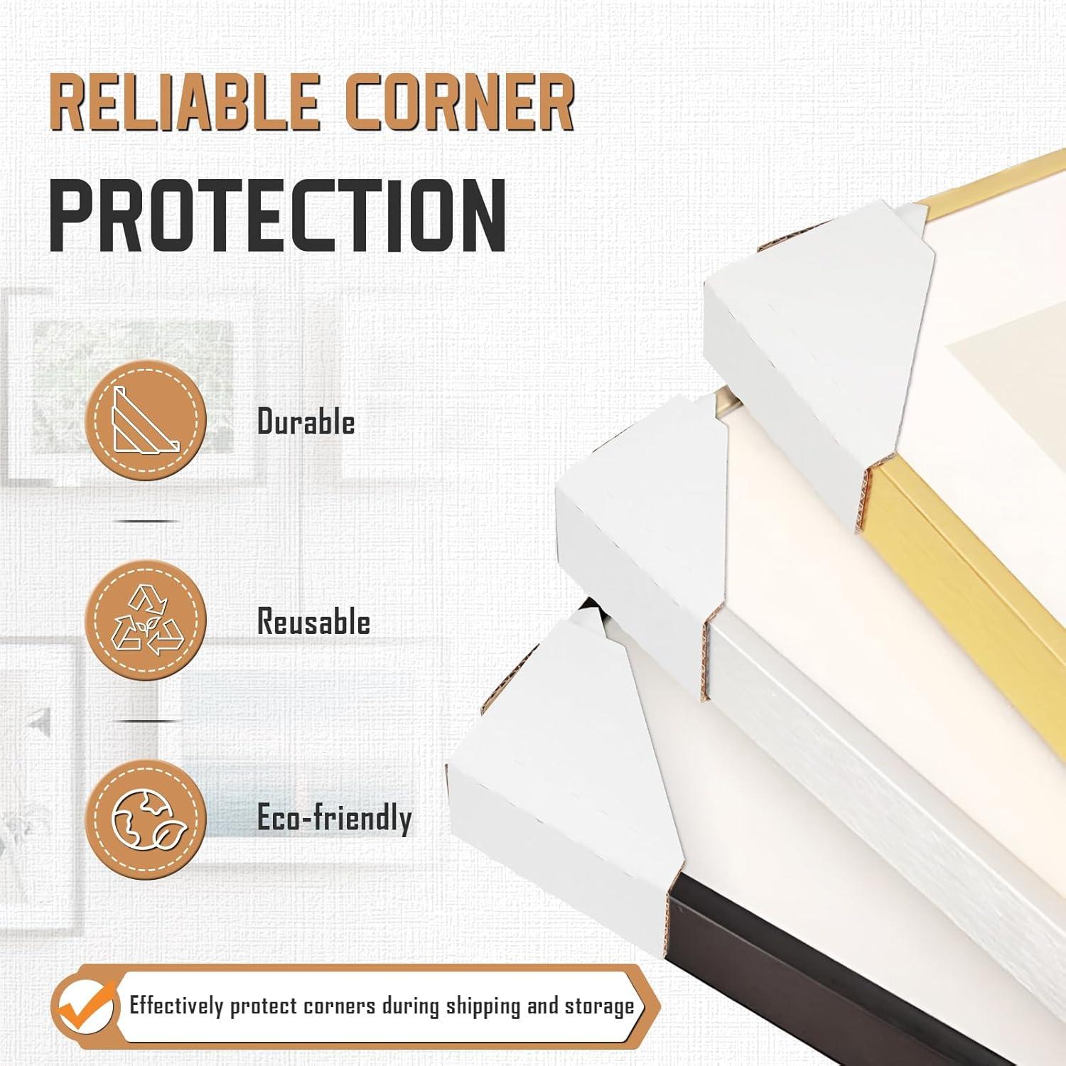 Protecciones de Esquina de Cartón Zipcase 120 Piezas Ajustables