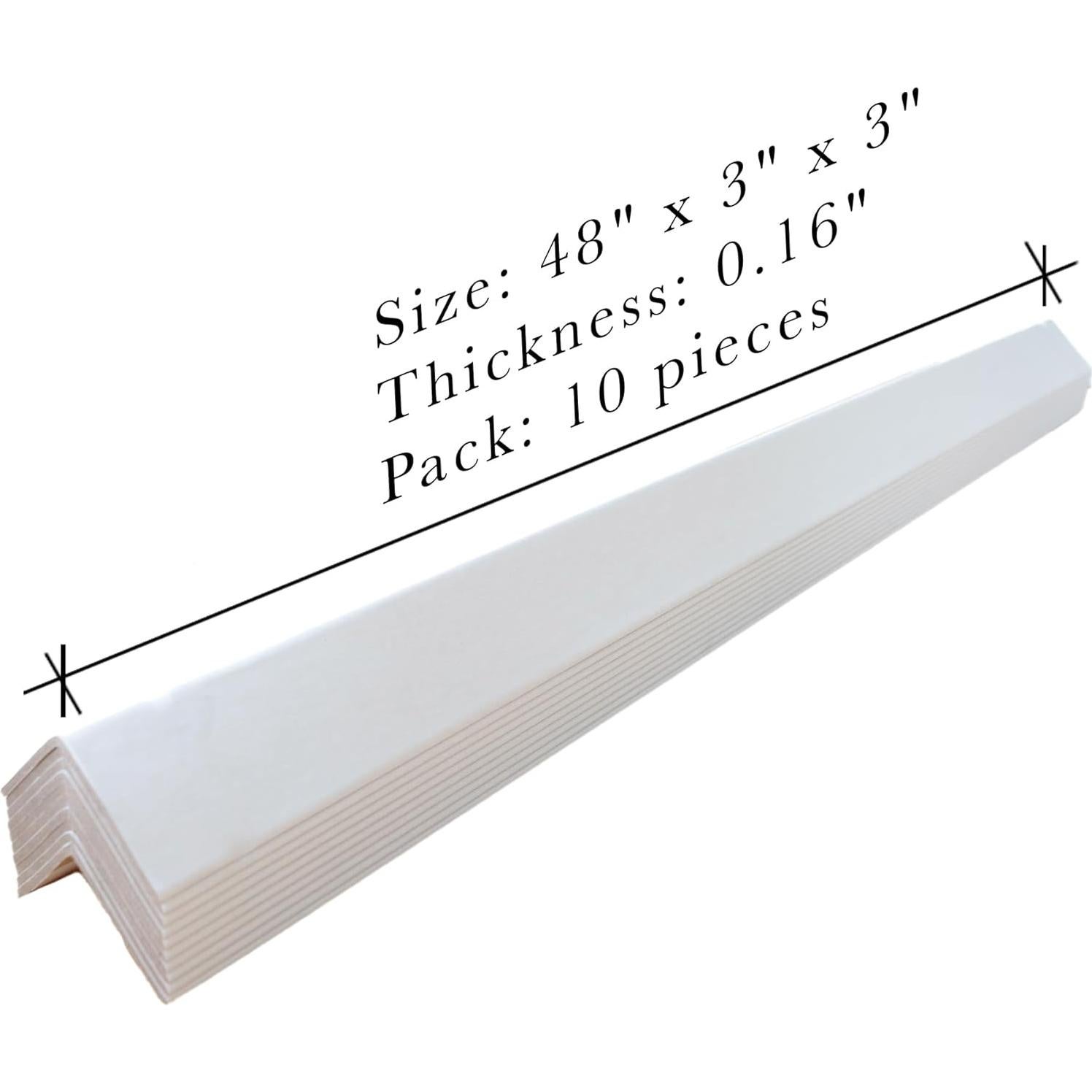 Protectores de Esquina de Cartón PAD 'N PROTECT 10 Piezas 48x7.6 cm