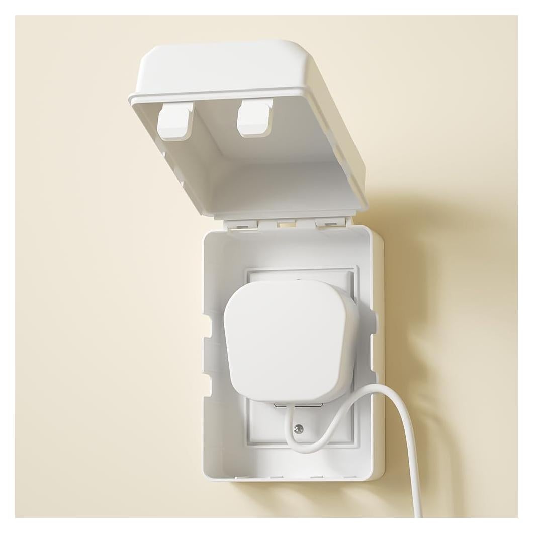 Caja de Seguridad para Enchufe Eléctrico Safelon Blanco