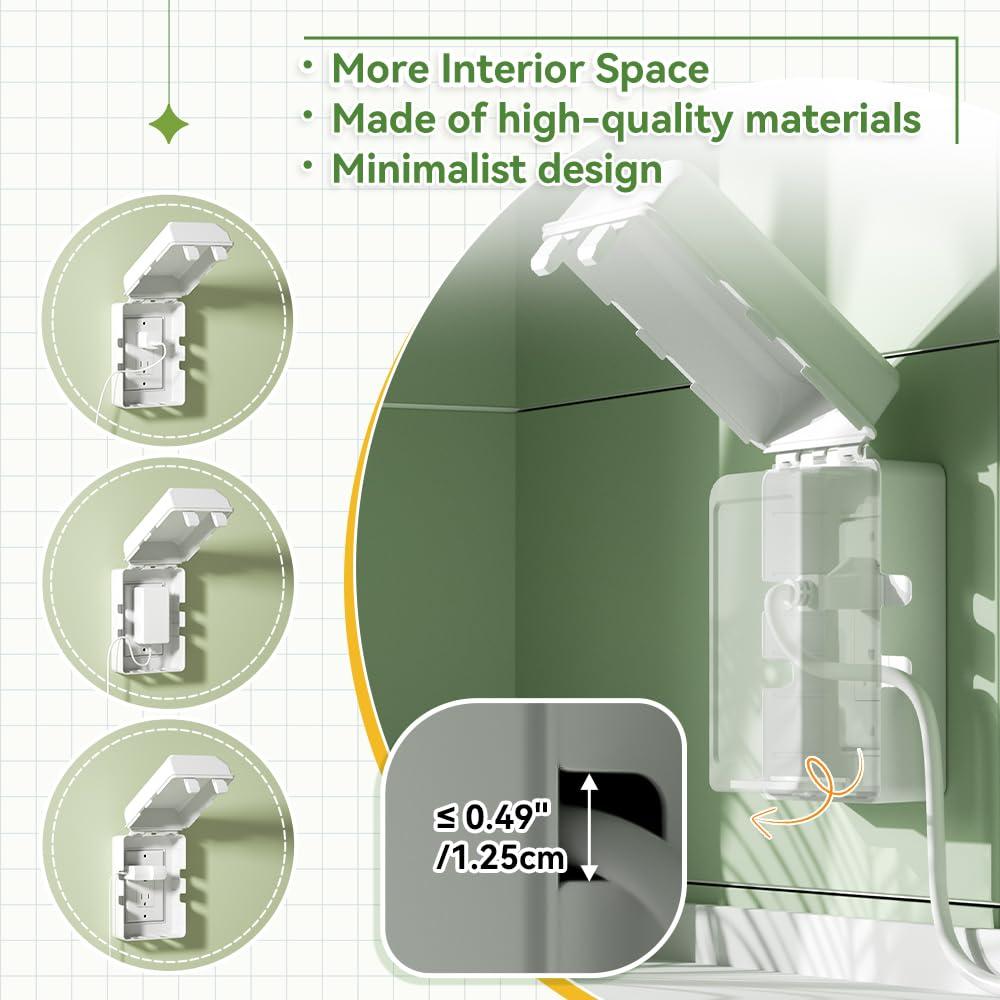Caja de Seguridad para Enchufe Eléctrico Safelon Blanco