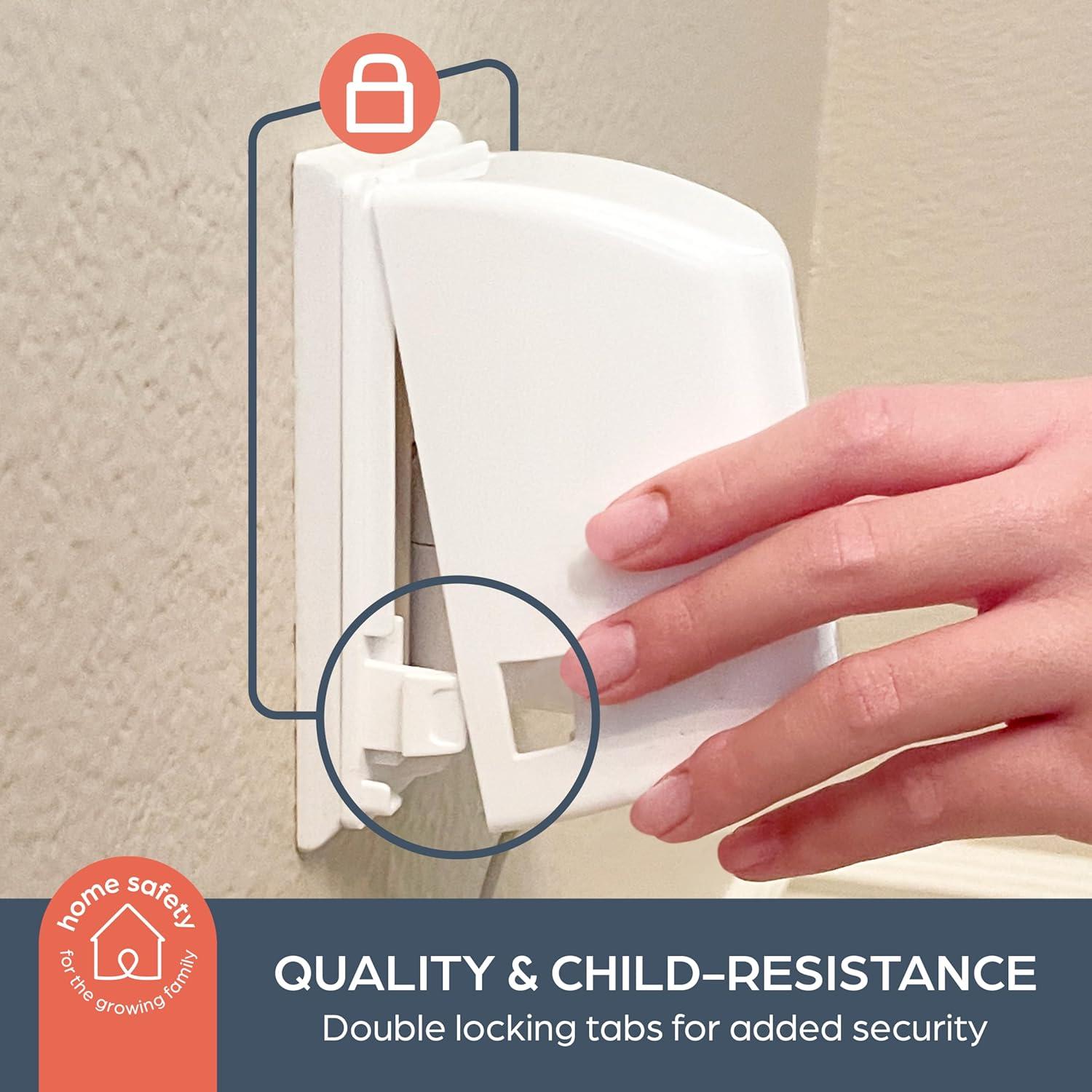 Cubiertas de Enchufe Dreambaby Dual Fit - Seguridad Niños - Paquete de 2