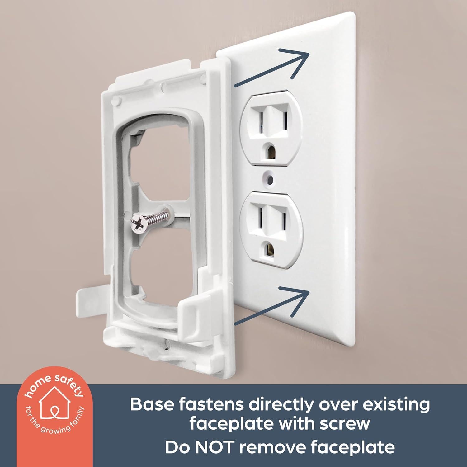 Cubiertas de Enchufe Dreambaby Dual Fit - Seguridad Niños - Paquete de 2