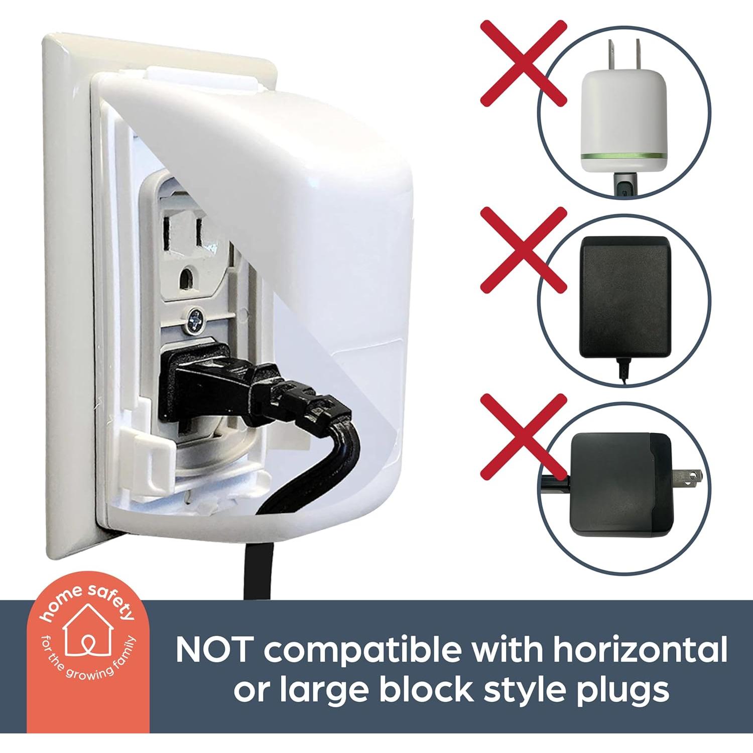 Cubiertas de Enchufe Dreambaby Dual Fit - Seguridad Niños - Paquete de 2