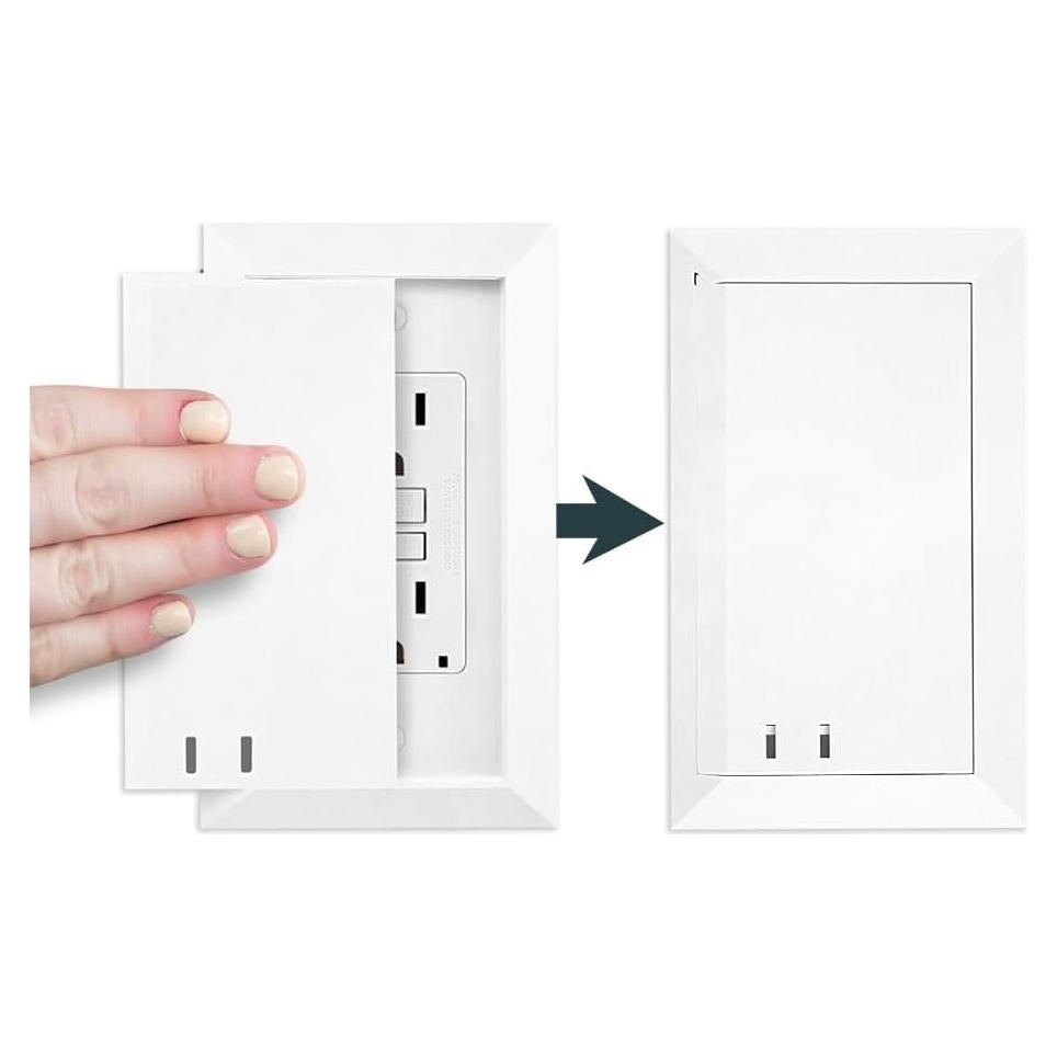 Cubierta de Enchufe a Prueba de Niños Escudo de Enchufe - 2 Piezas