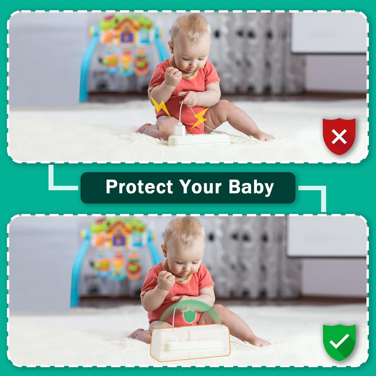 Caja de Cubierta de Enchufe a Prueba de Bebés CZSNH-1 Ajustable