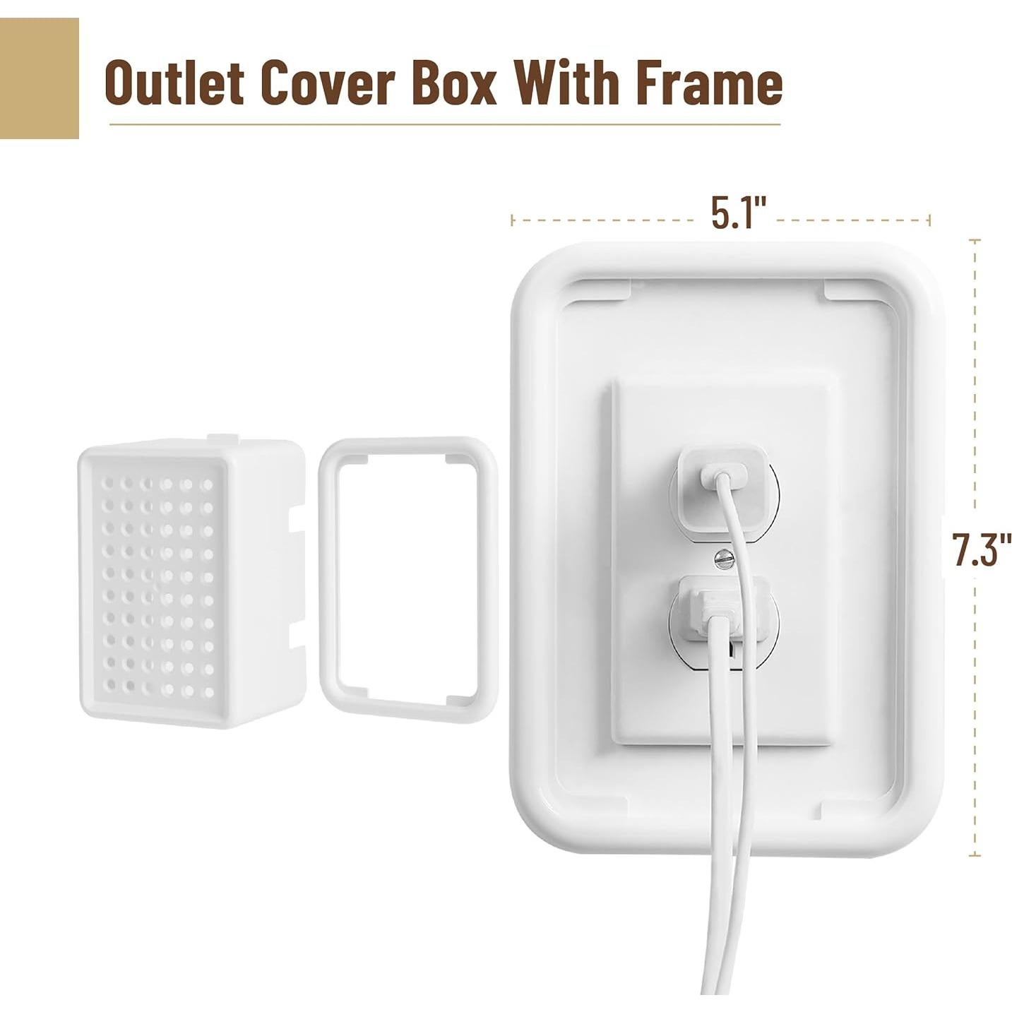 Caja de Seguridad para Enchufes Eléctricos Bates Extra Grande