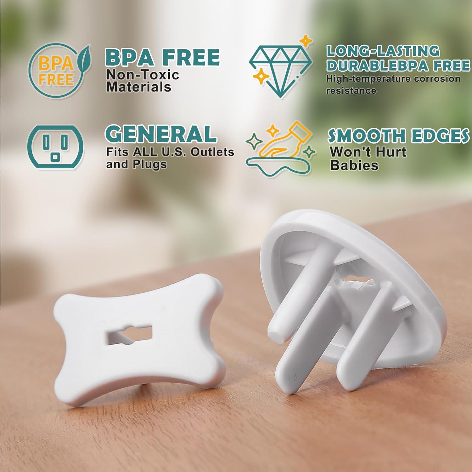 Cubiertas de Enchufe Eléctrico Baitiny 58 Piezas Seguridad Infantil