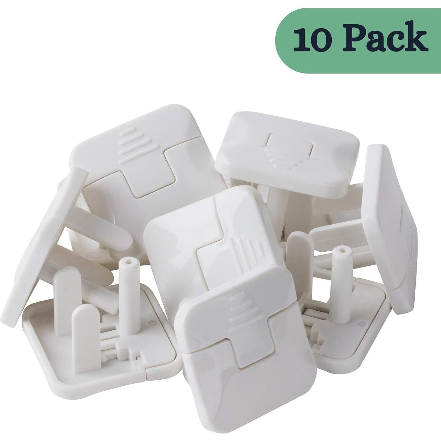 Cubiertas de Enchufe a Prueba de Niños Bates - 10 Unidades