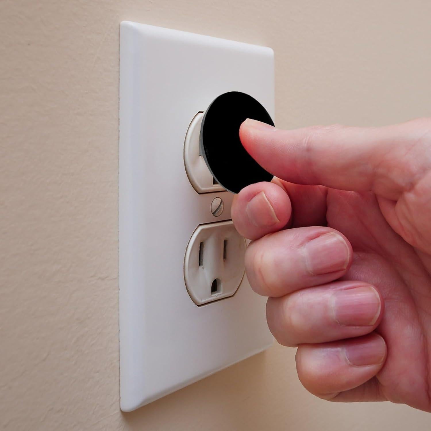 Paquete de 12 Cubiertas de Enchufe de Seguridad Infantil - Plástico Aislante