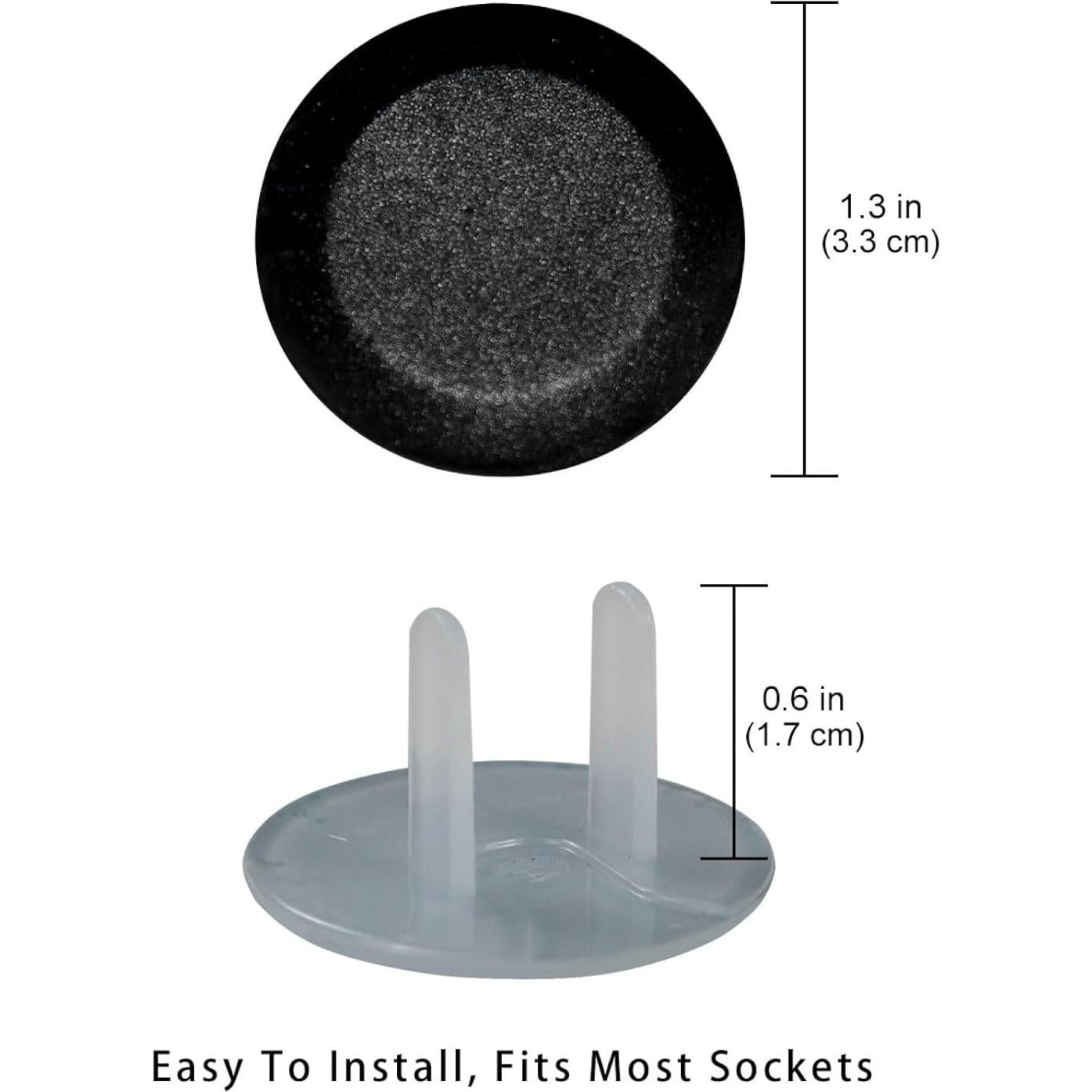 Paquete de 12 Cubiertas de Enchufe de Seguridad Infantil - Plástico Aislante