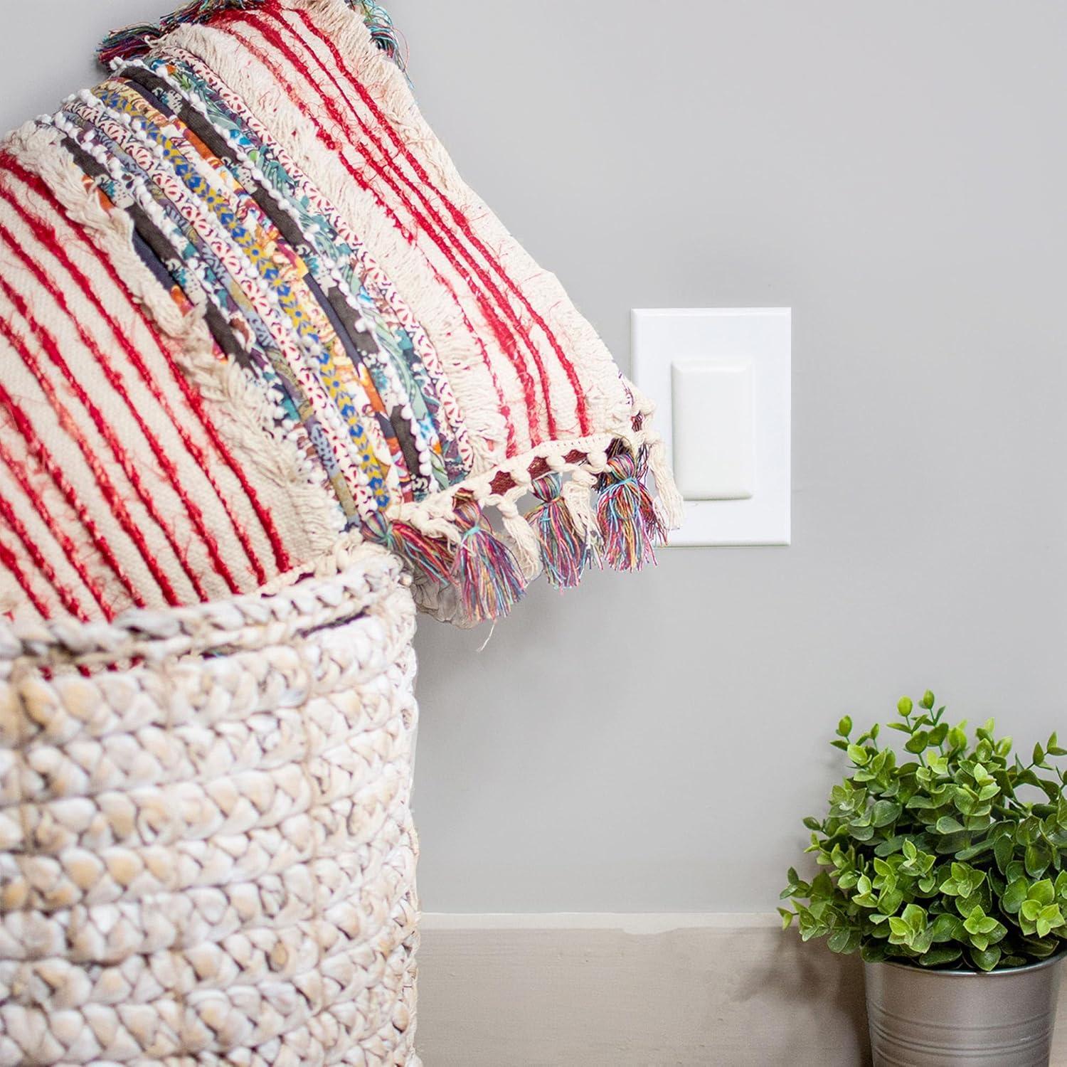 Cubierta de Enchufe Doble Qdos StayPut - Paquete de 12