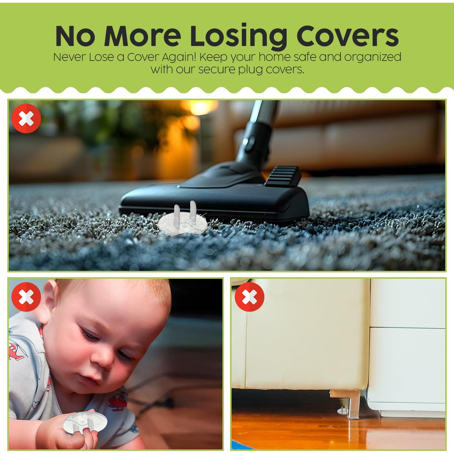 Cubiertas de Enchufes para Niños - Seguridad Infantil - Paquete de 6