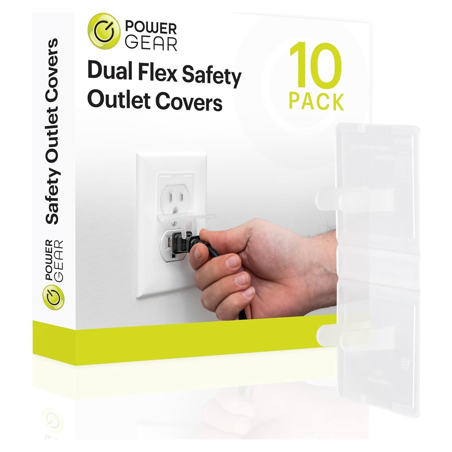 Cubiertas de Salida Doble Flex Power Gear - Paquete de 10