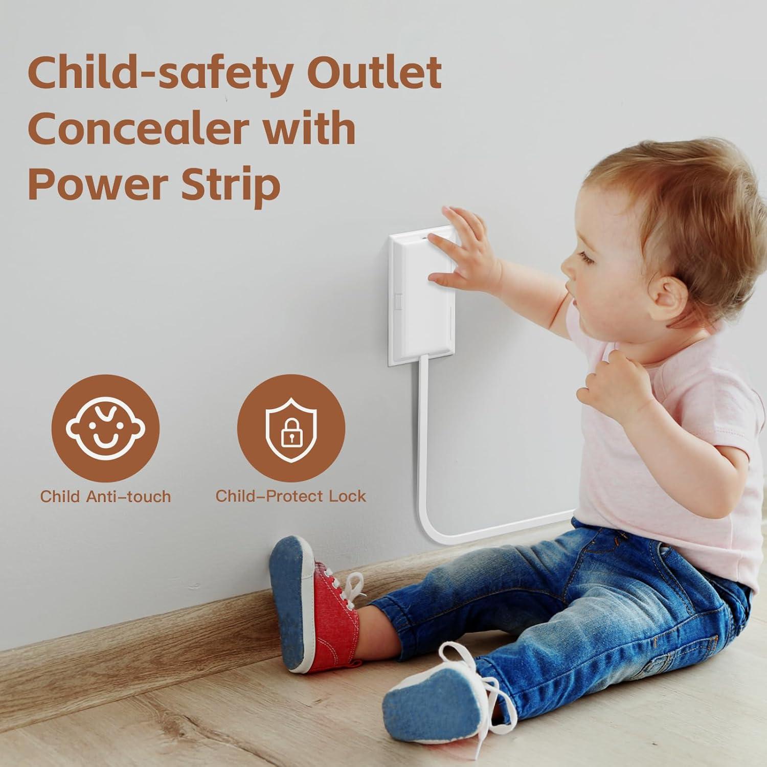 Cubierta de Enchufe Extensión 1.8m Terficer 5 Salidas AC