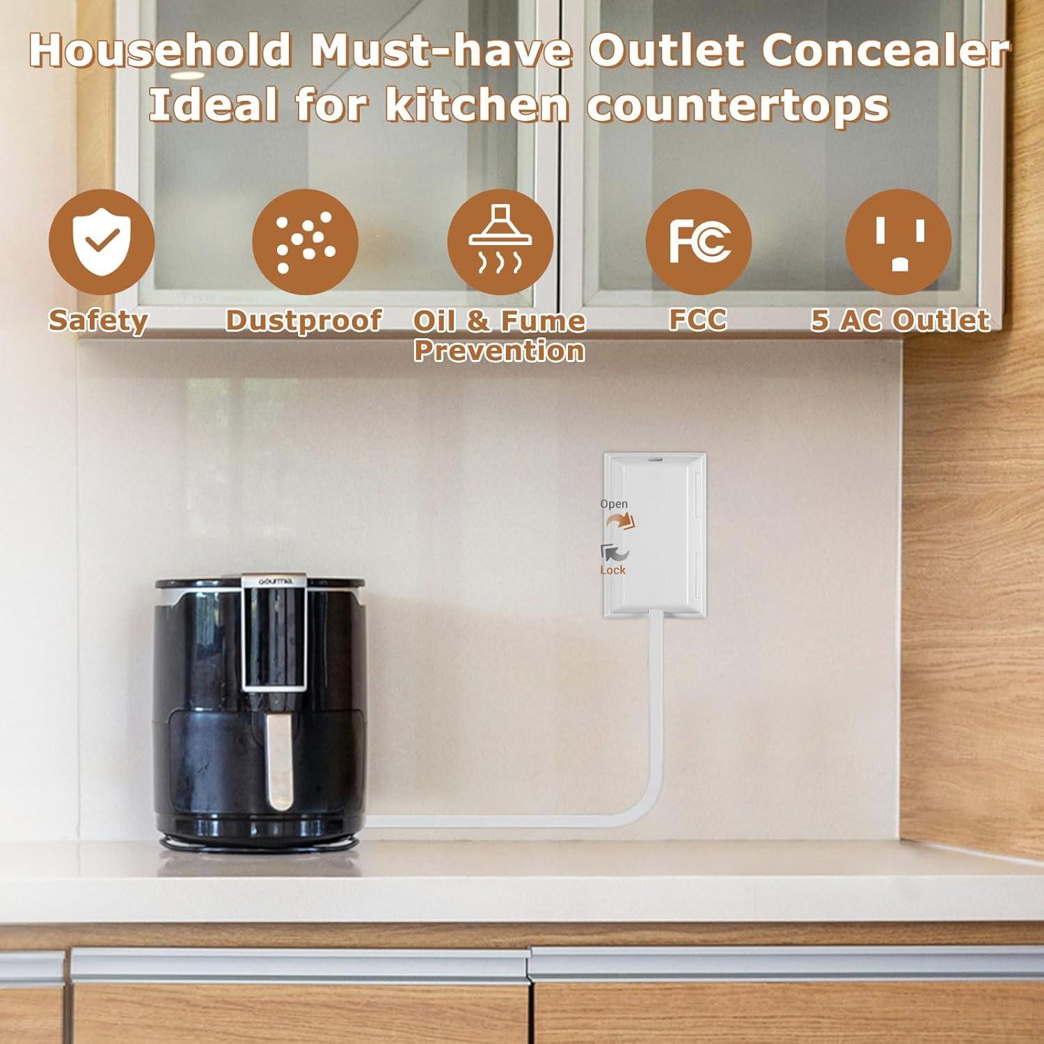 Cubierta de Enchufe Extensión 1.8m Terficer 5 Salidas AC